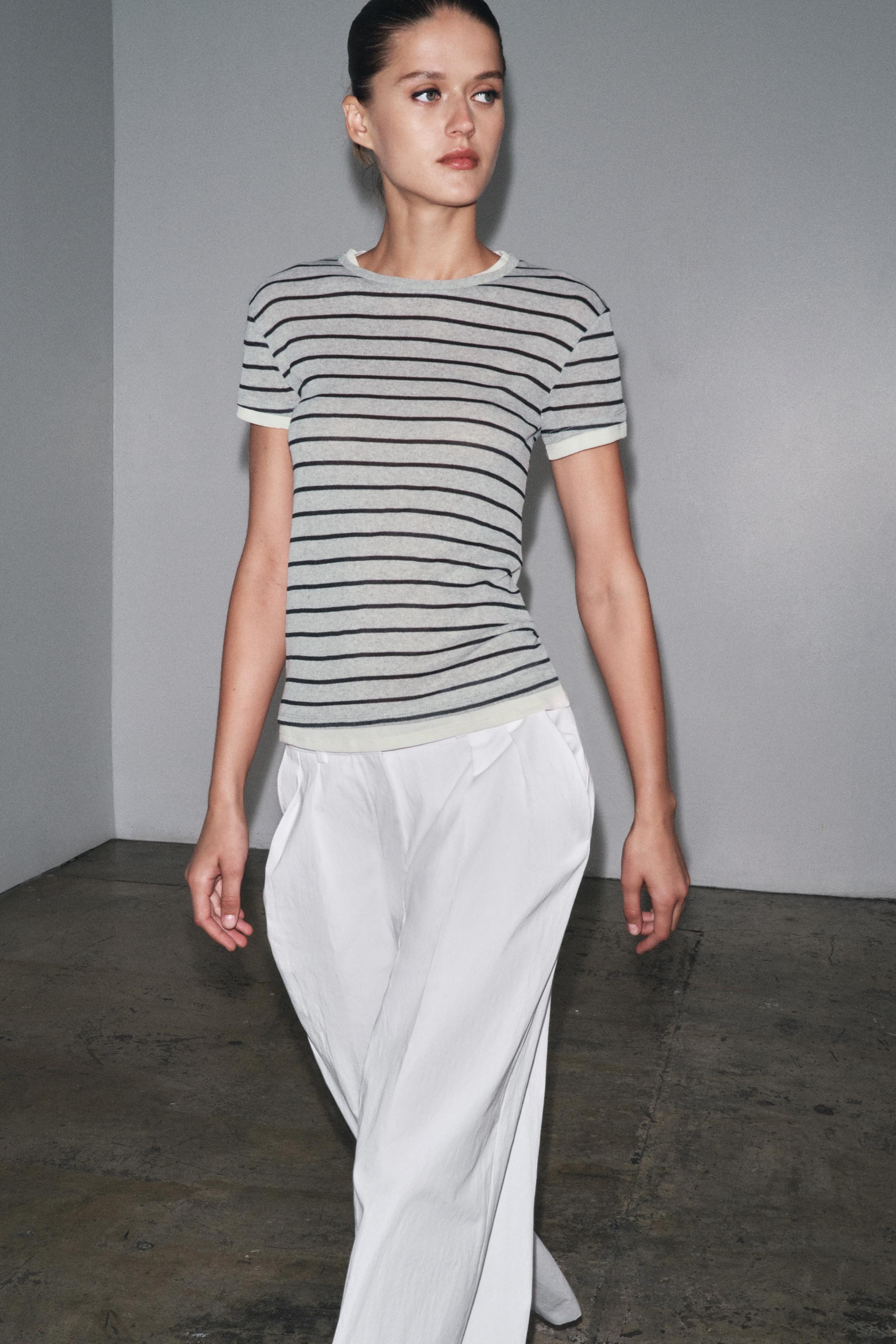 DOUBLE STRIPE T-SHIRT