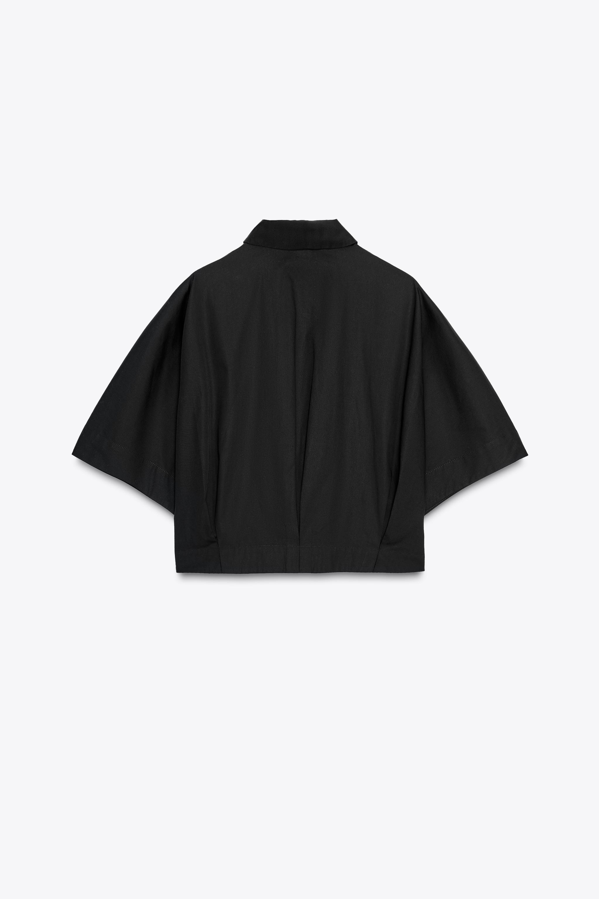 WIDE SLEEVE POPLIN SHIRT