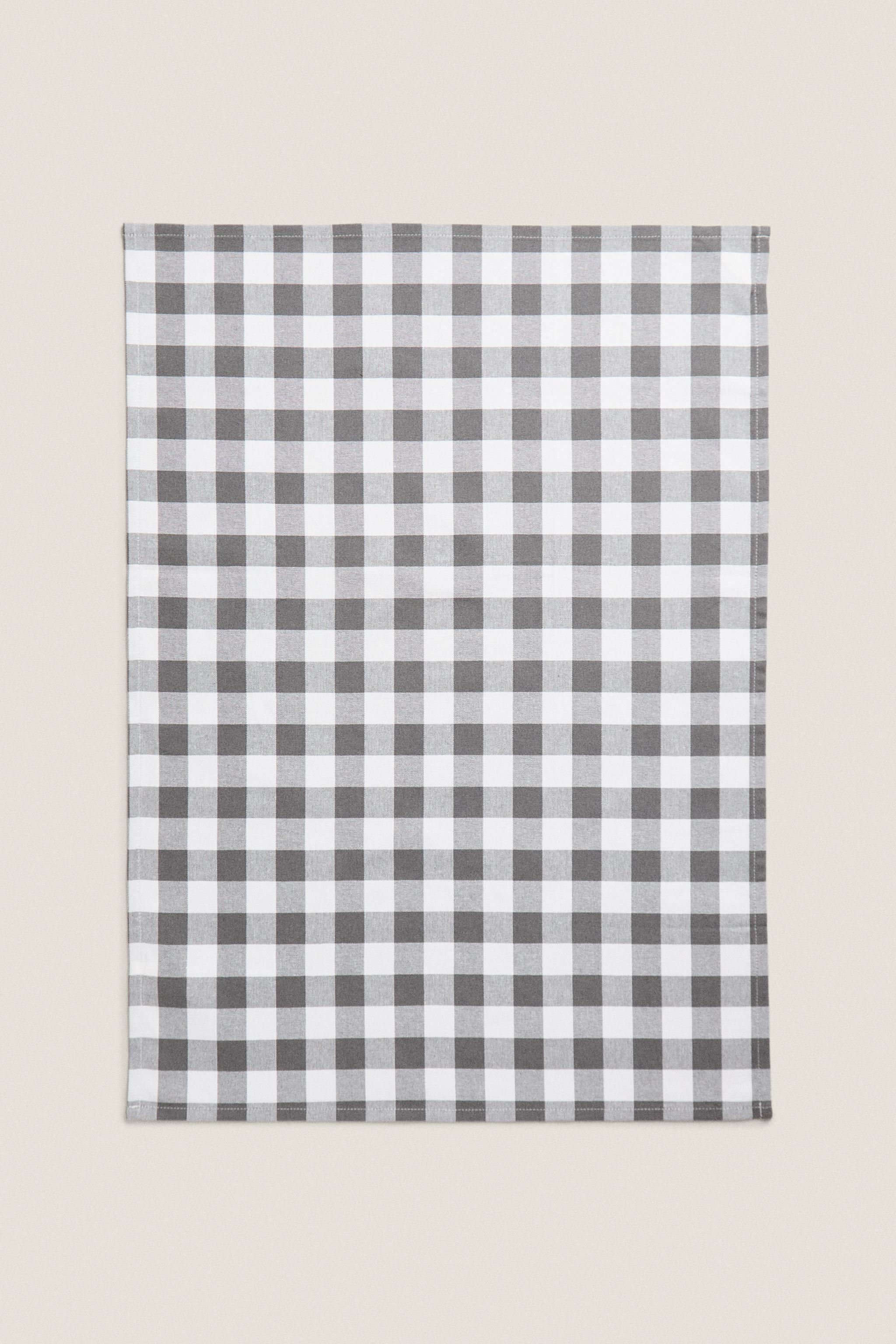 DYED THREAD KITCHEN TOWELS (SET OF 3)