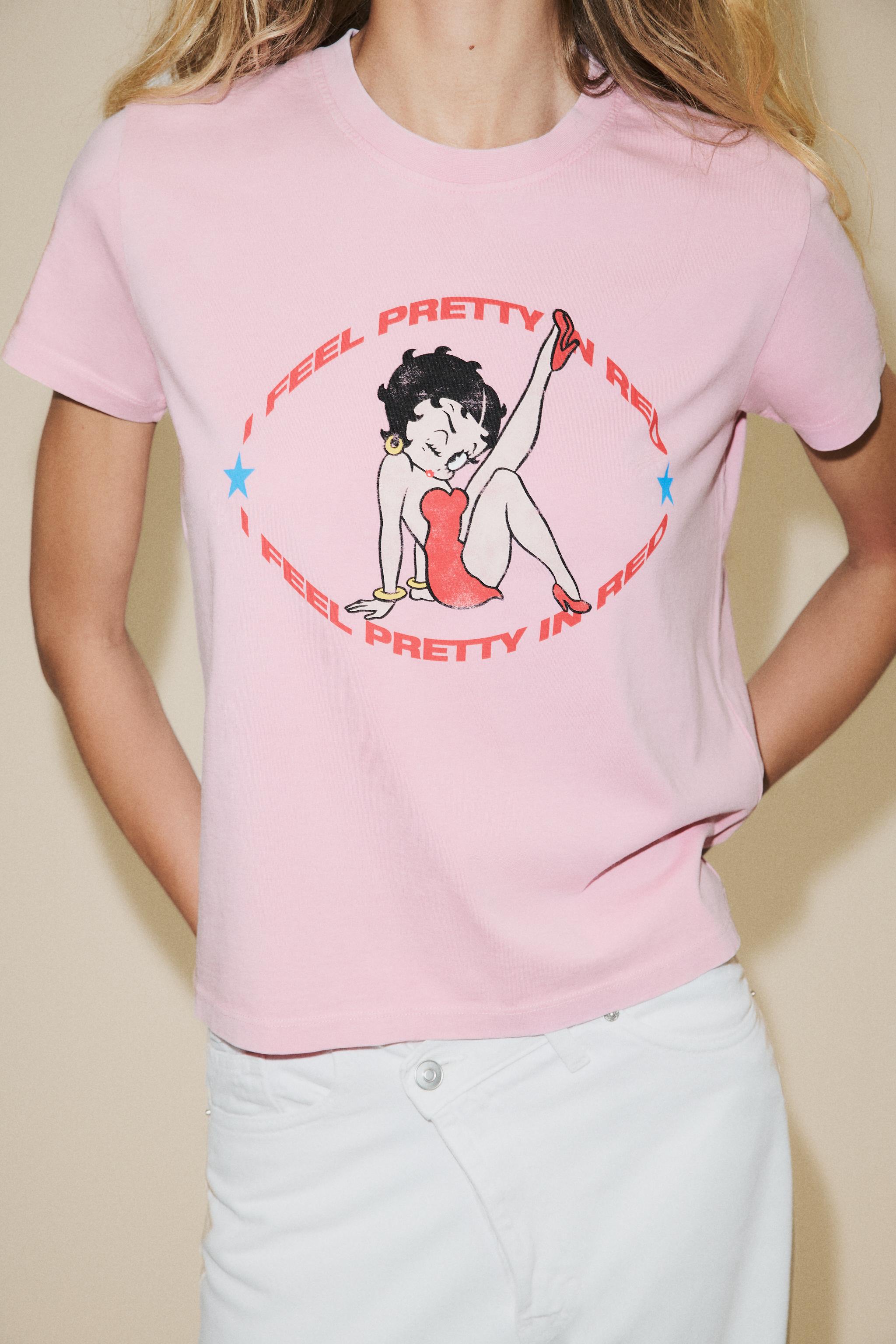 BETTY BOOP® WASHED EFFECT T-SHIRT