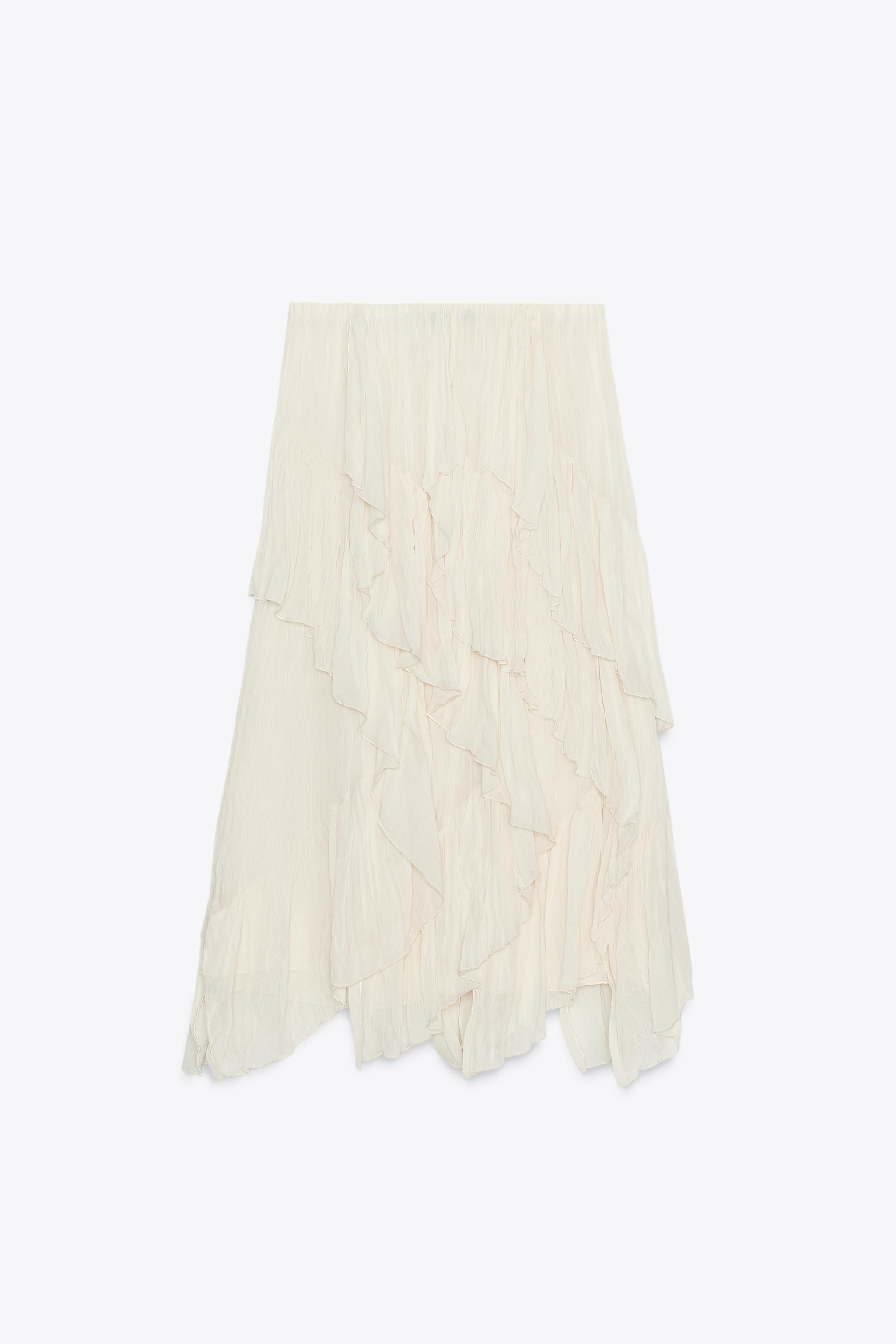 ZW COLLECTION COTTON GAUZE SKIRT