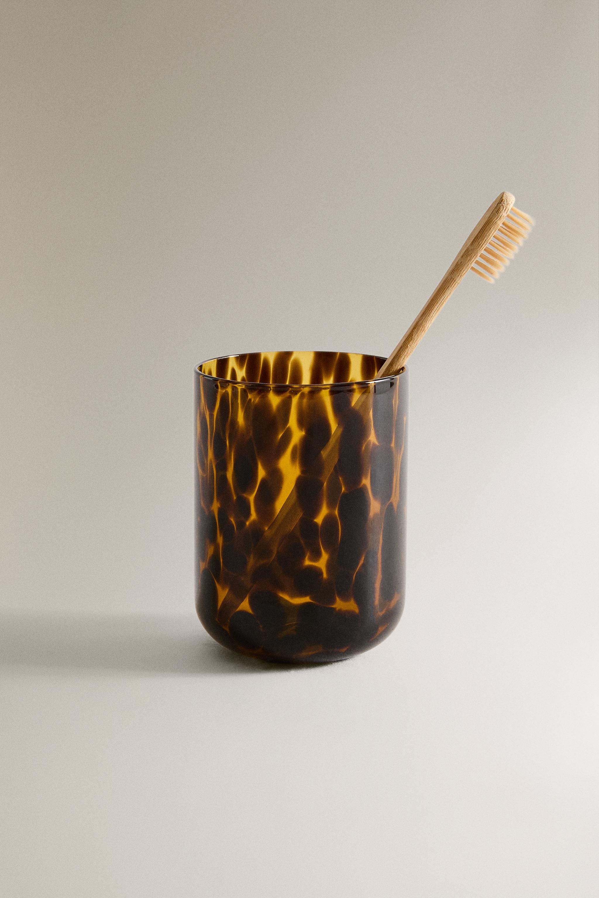 ANIMAL PRINT TOOTHBRUSH HOLDER