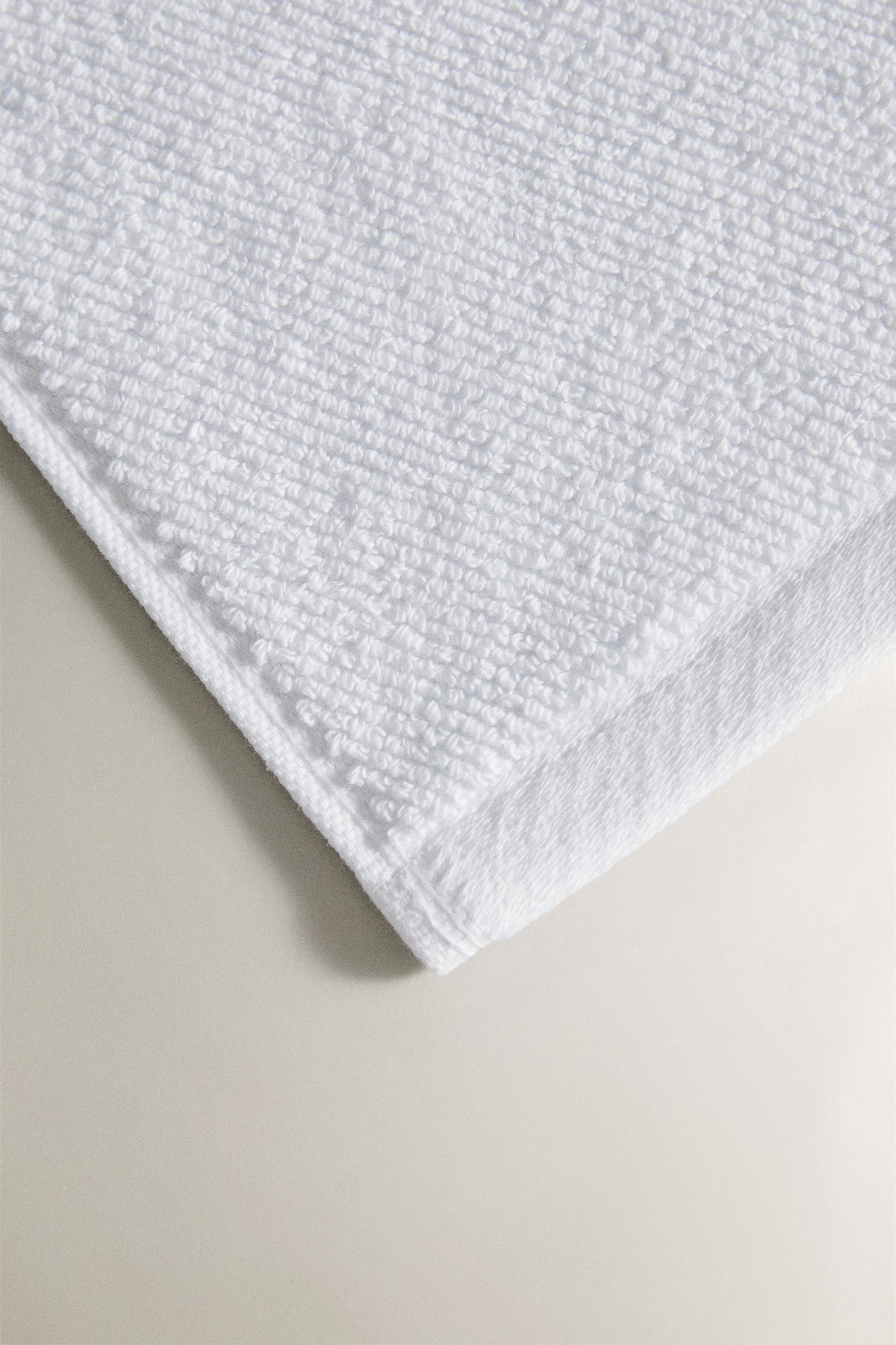 SET OF RICE STITCH COTTON HAND TOWELS (SET OF 3)