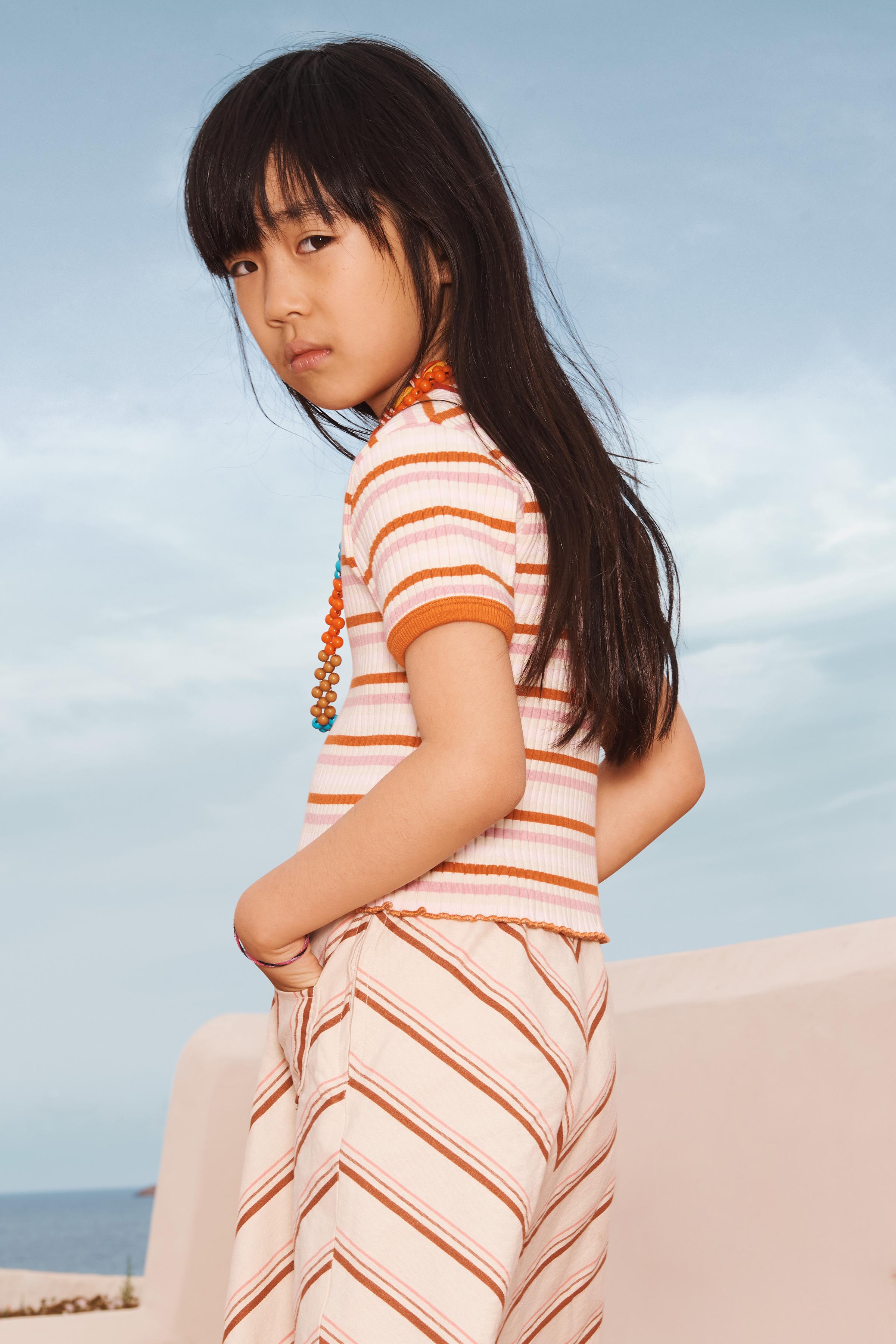 LIMITED EDITION STRIPED CROP TOP