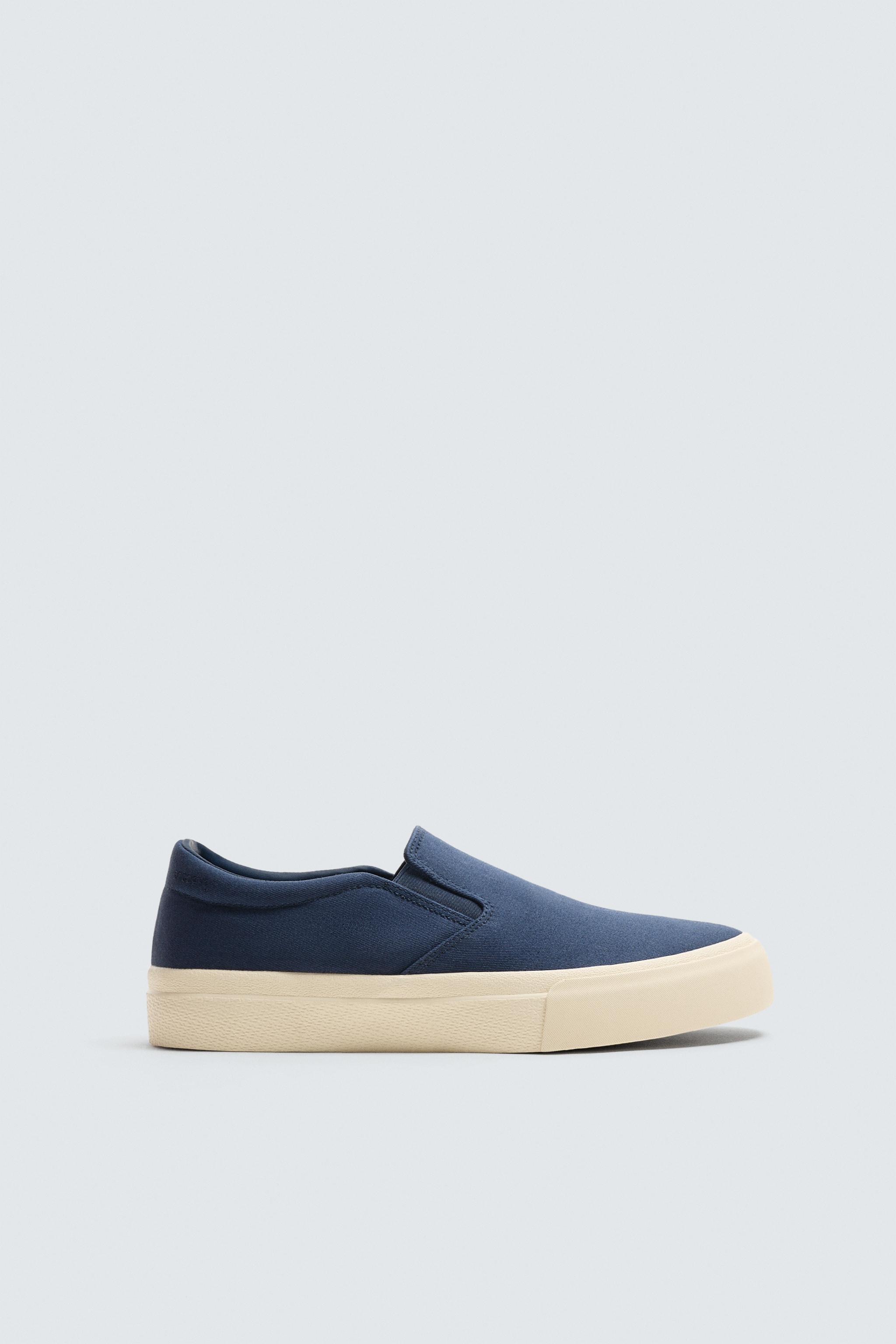 FABRIC LACELESS SNEAKERS