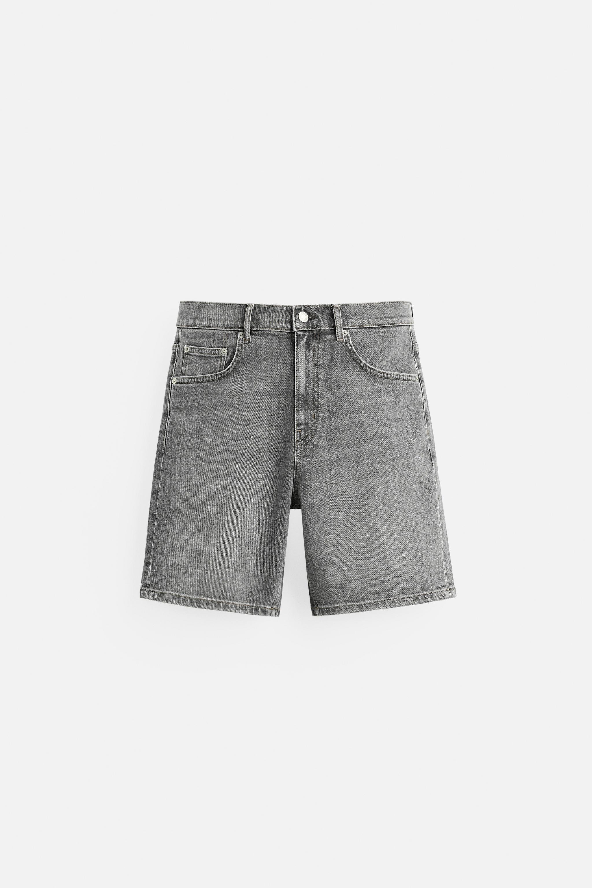 REGULAR FIT DENIM SHORTS