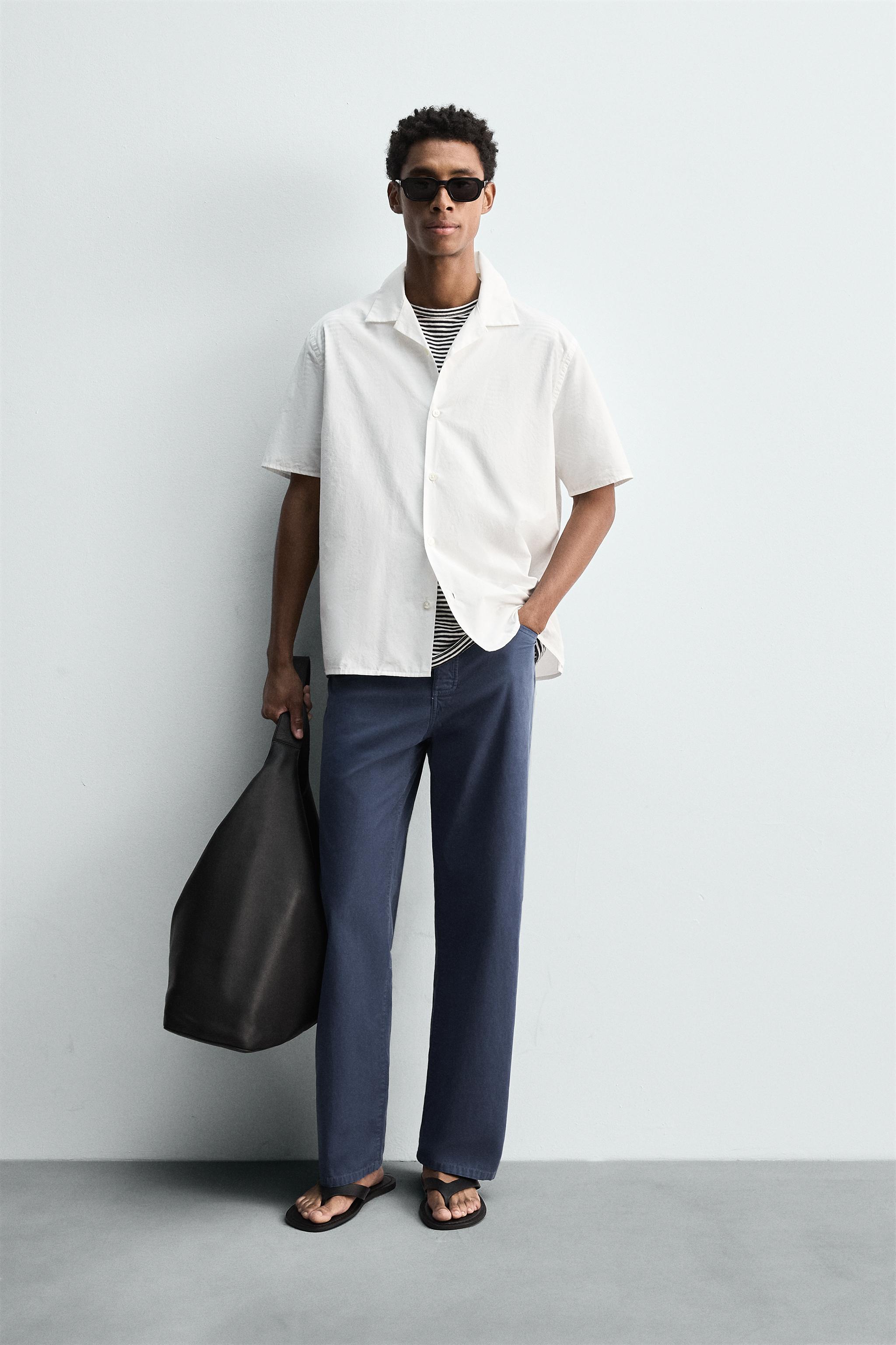 RELAXED FIT POPLIN SHIRT