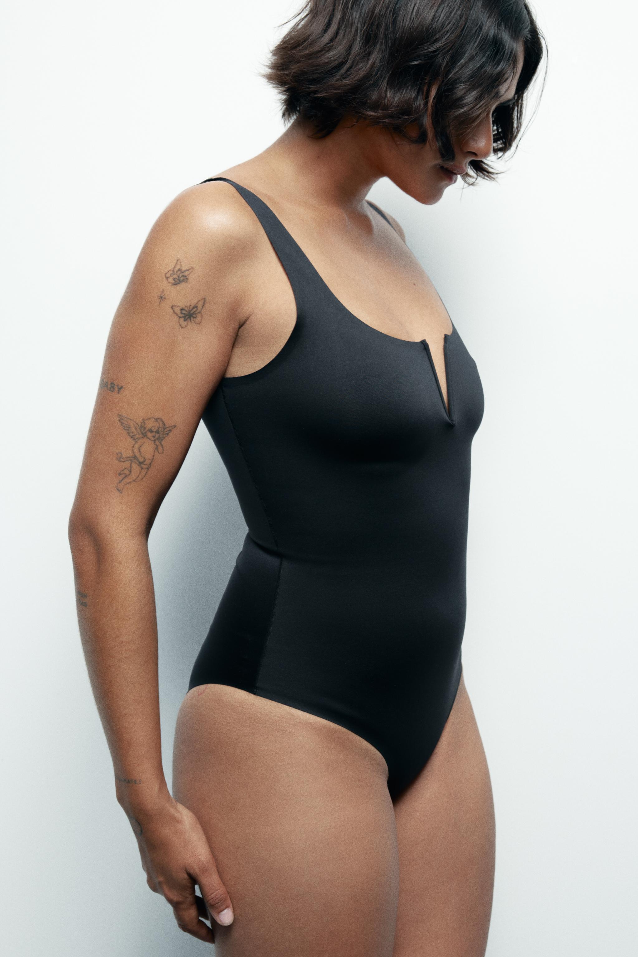 SCULPTING POLYAMIDE BLEND BODYSUIT