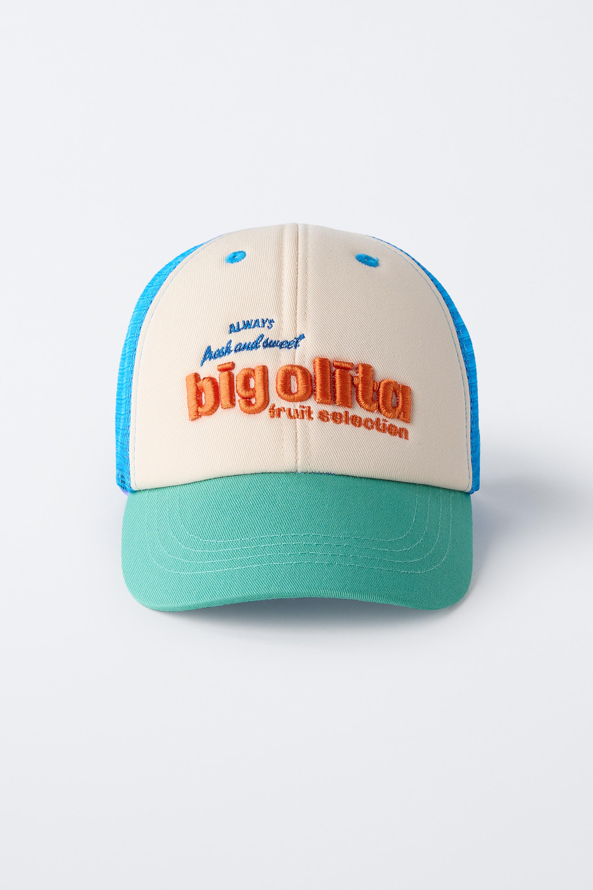 RAISED TEXT TRUCKER HAT