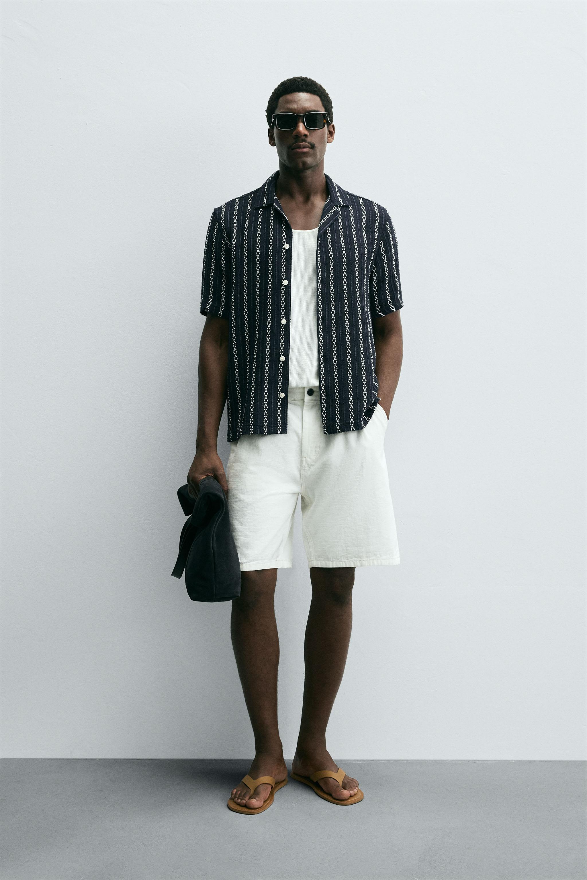 GEOMETRIC JACQUARD SHIRT