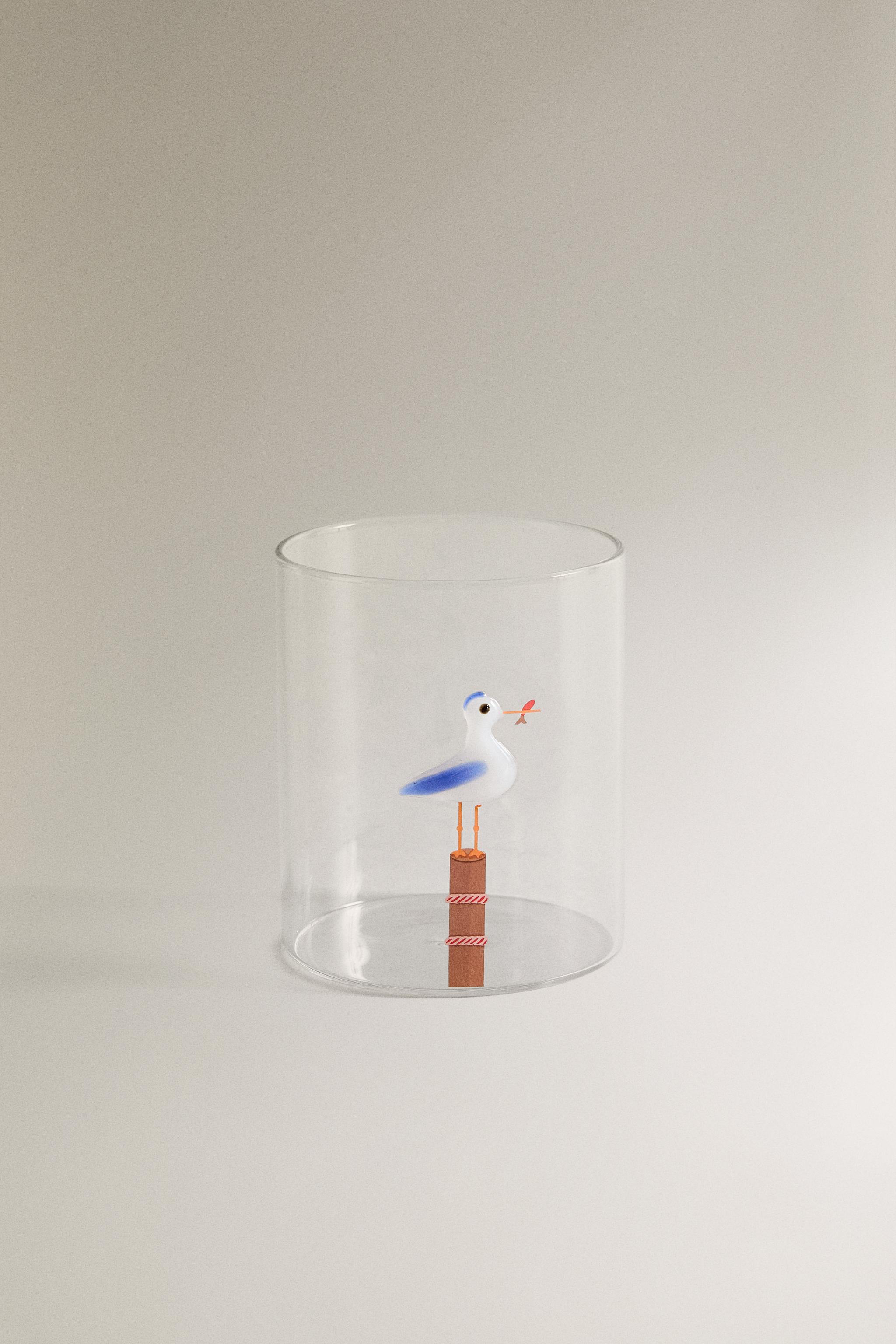 BOROSILICATE GLASS TUMBLER WITH ANIMAL