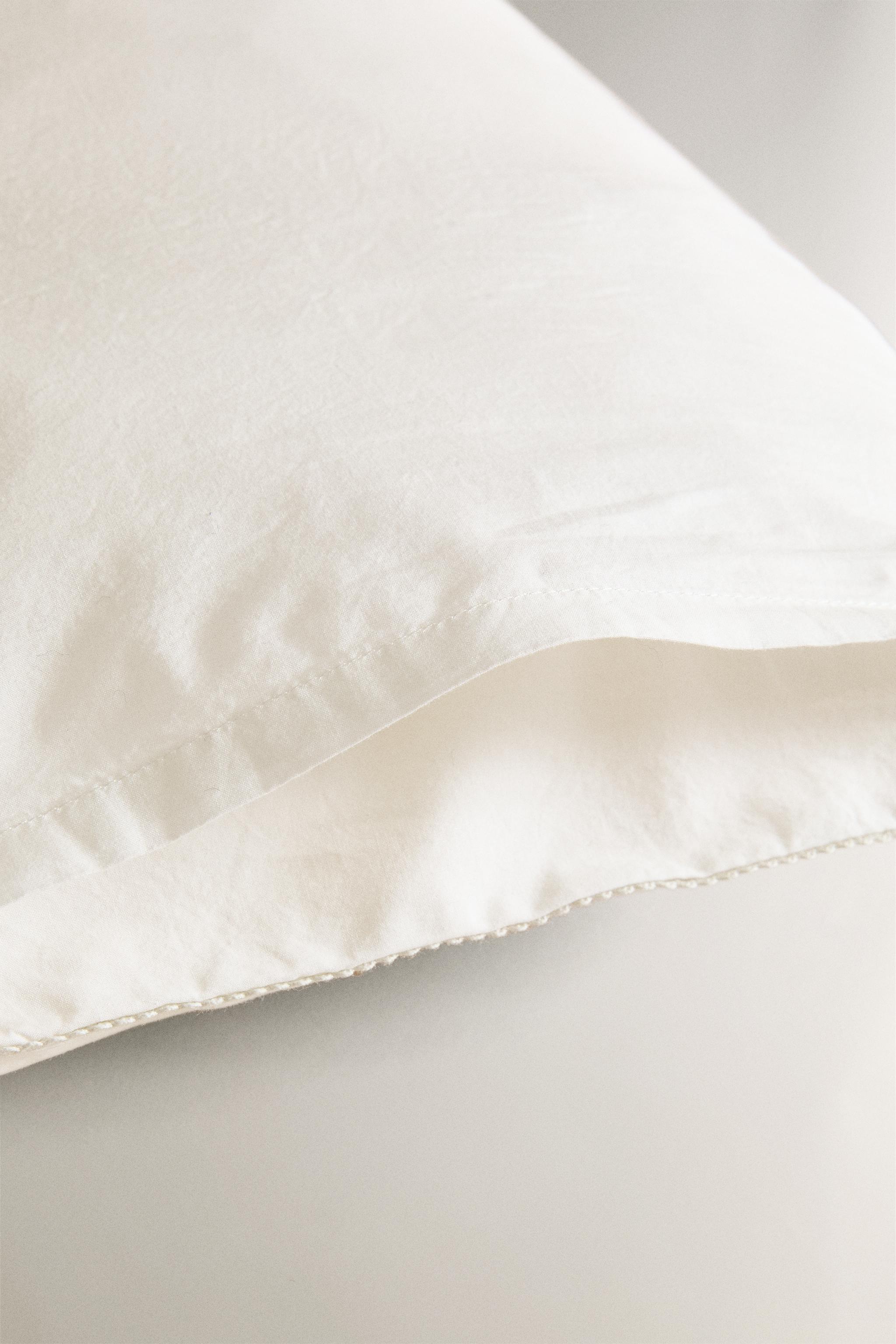 CHILDREN'S PILLOWCASE IN POPLIN WITH HEMSTITCHING