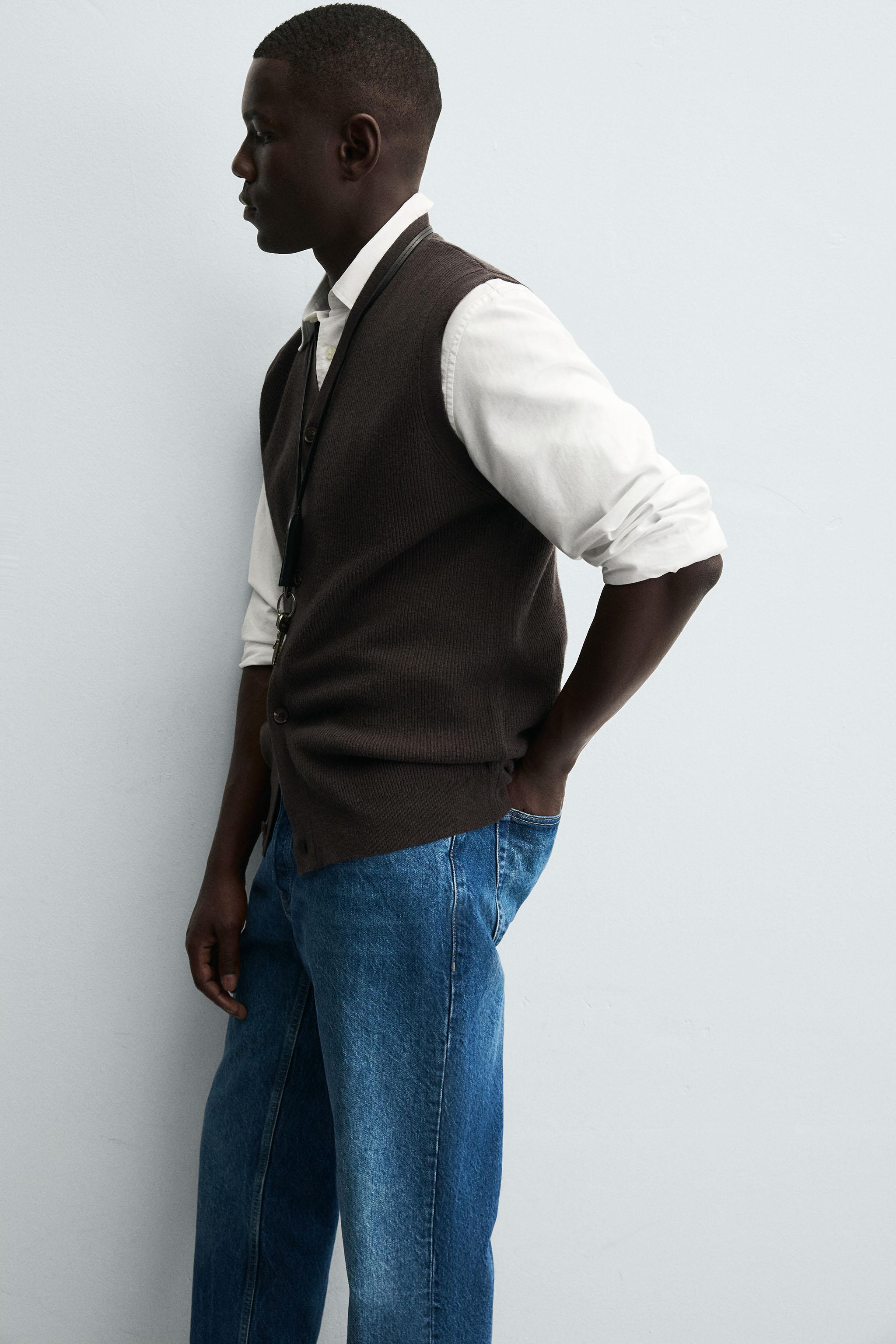 WOOL-CASHMERE KNIT VEST