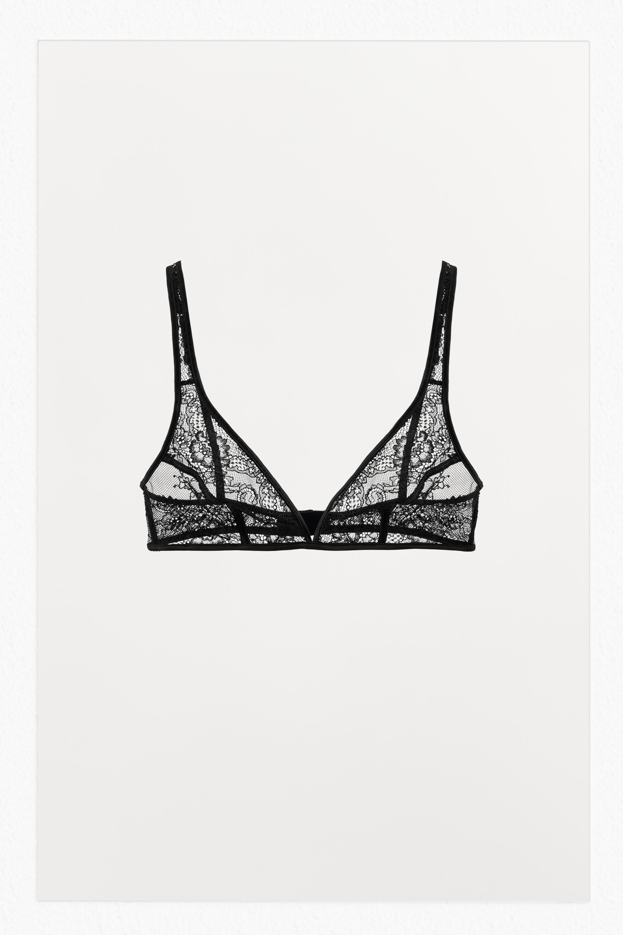 LACE TRIANGLE BRALETTE