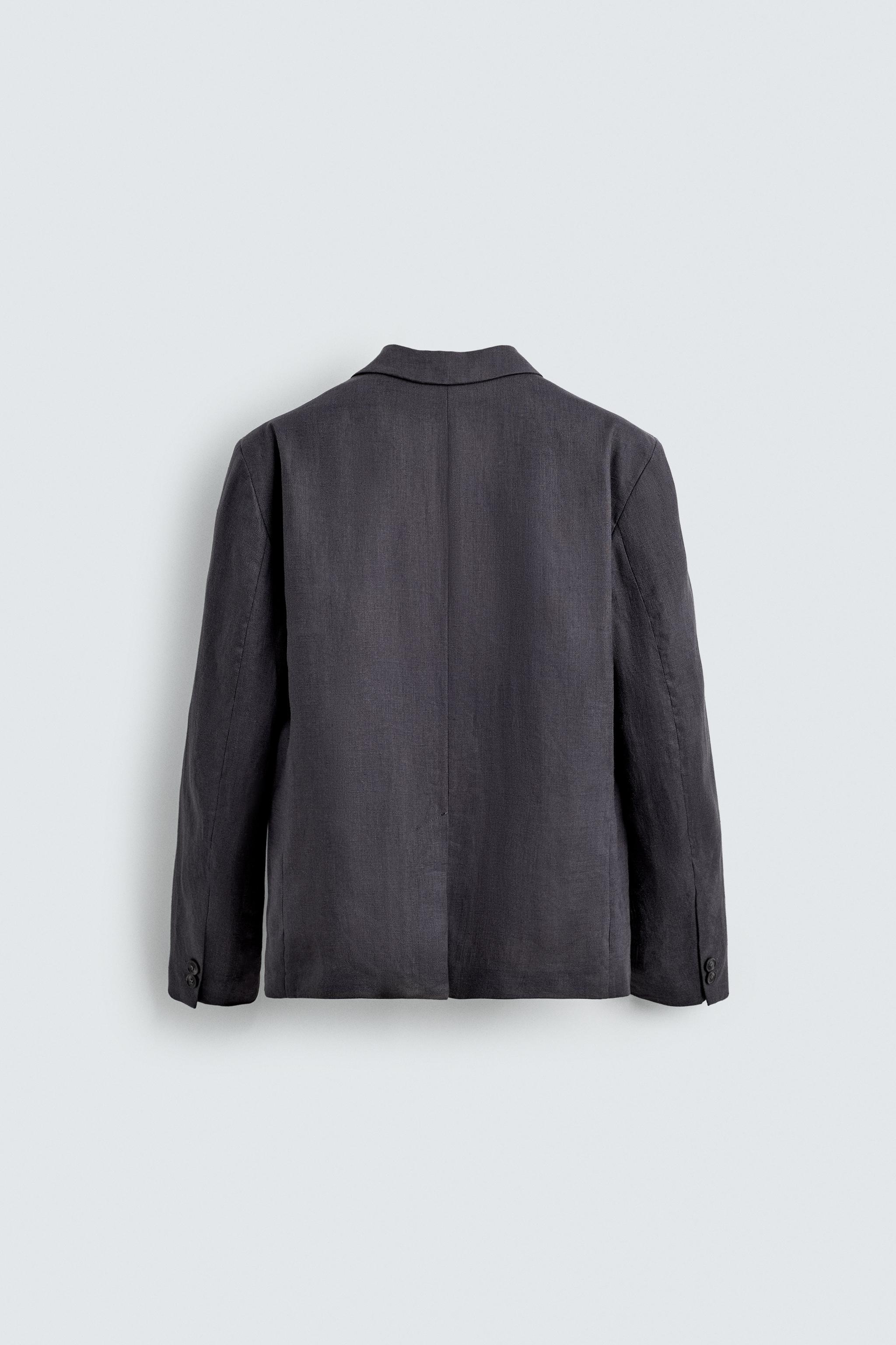 100% LINEN SUIT BLAZER