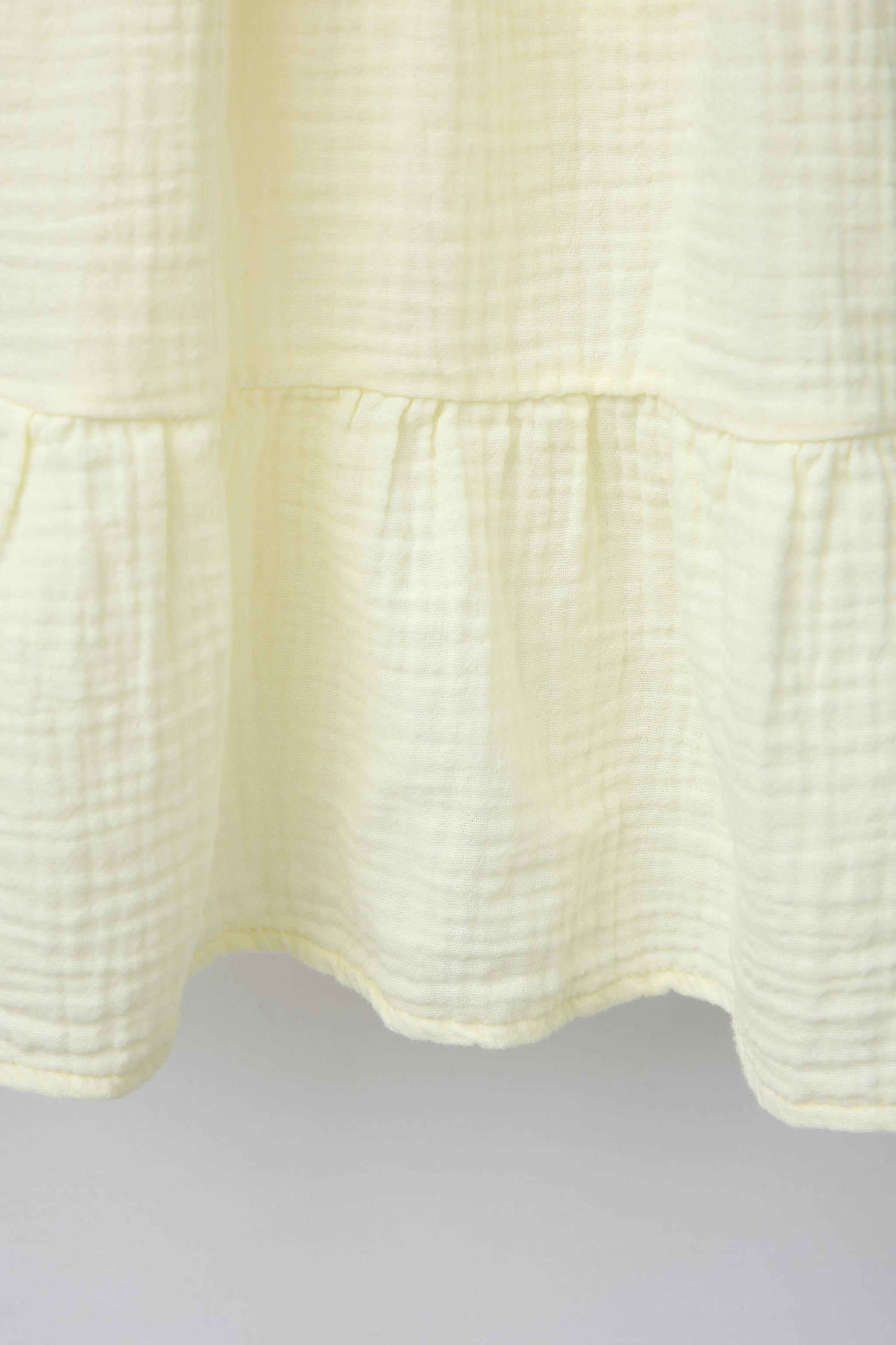 COMBINATION TEXTURED PANEL DRESS