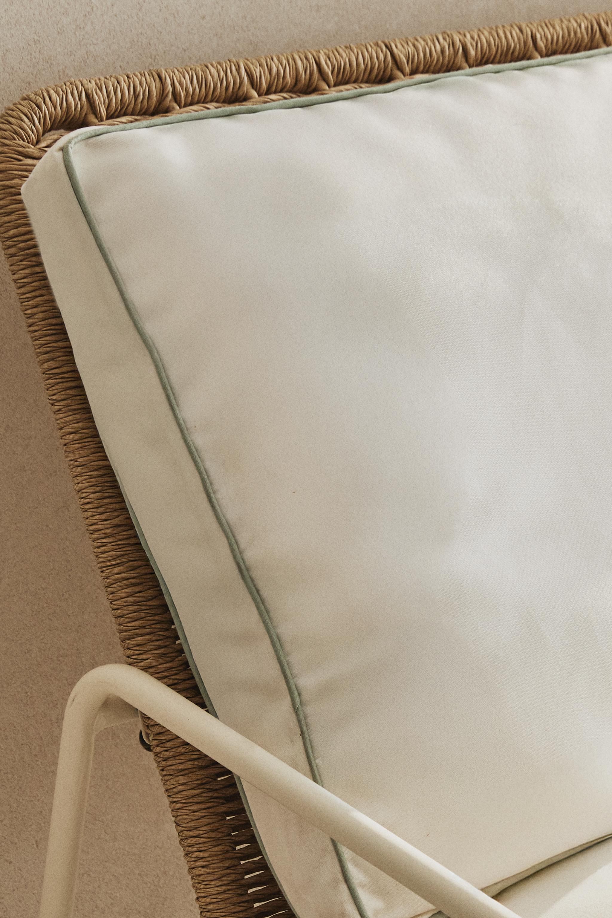 PLAIN OUTDOOR BENCH BACKREST CUSHION