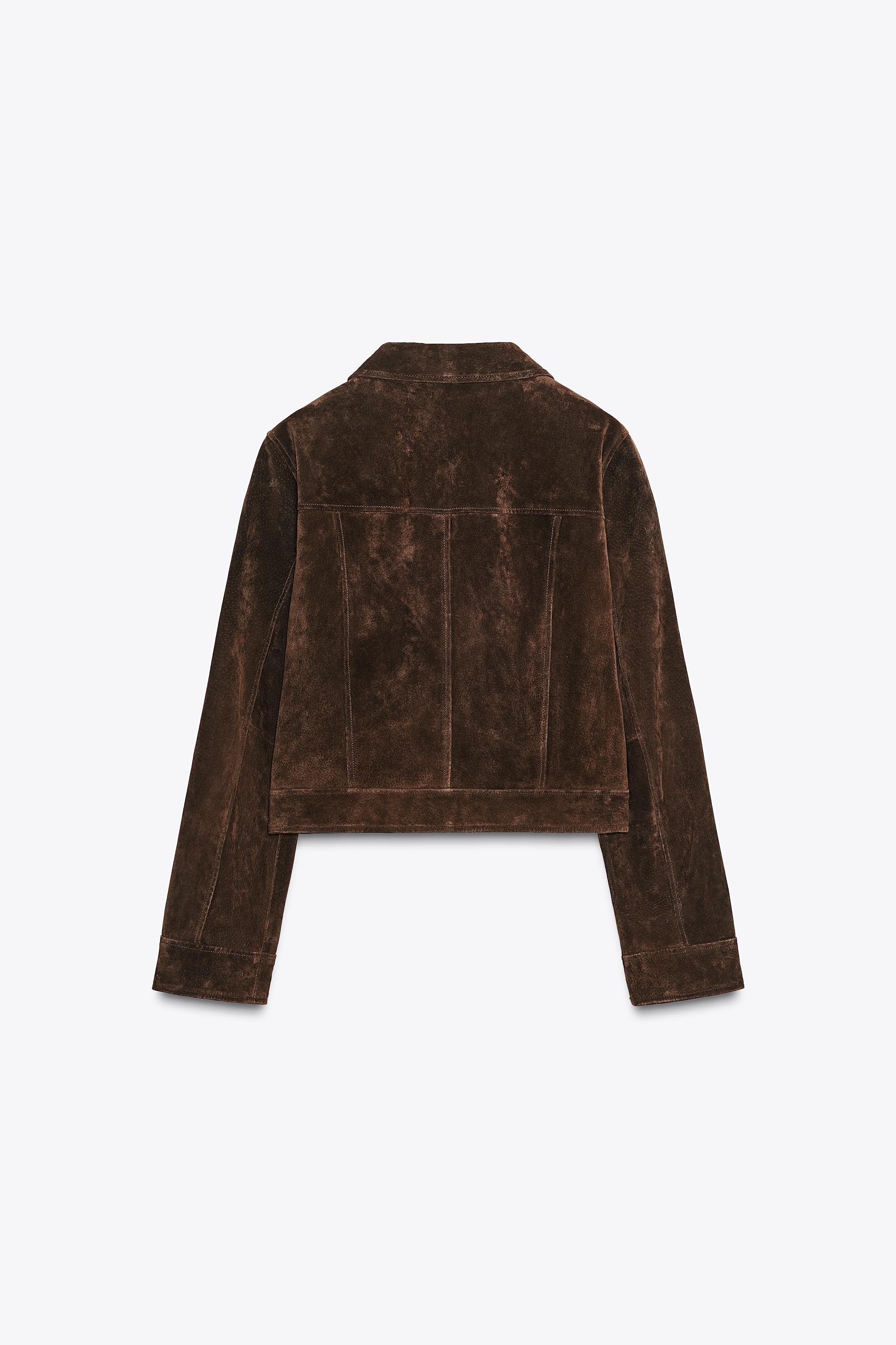 100% LEATHER SHORT JACKET