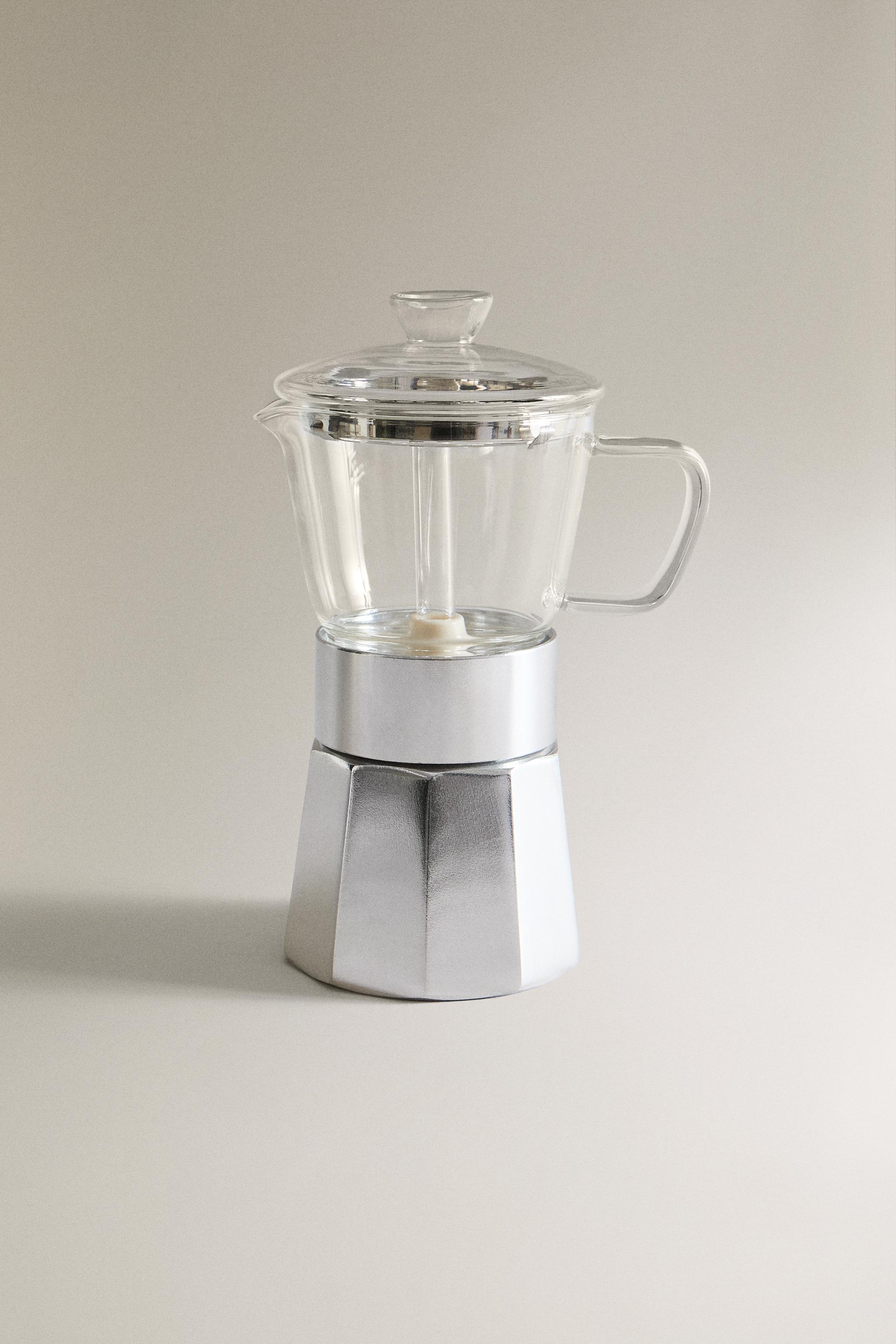 6-CUP BOROSILICATE GLASS ITALIAN COFFEE MAKER