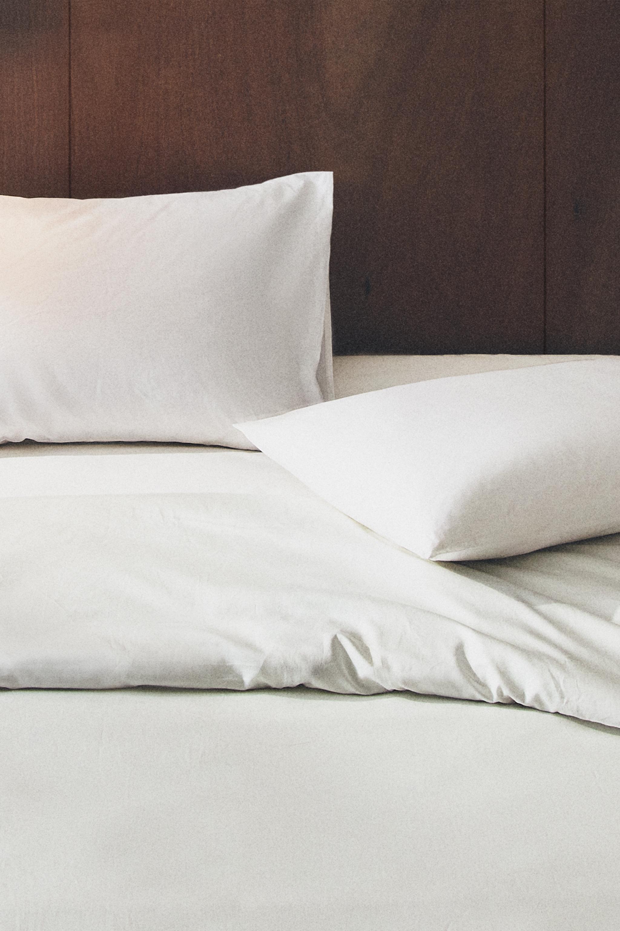 PERCALE COTTON DUVET COVER (500 THREAD COUNT)