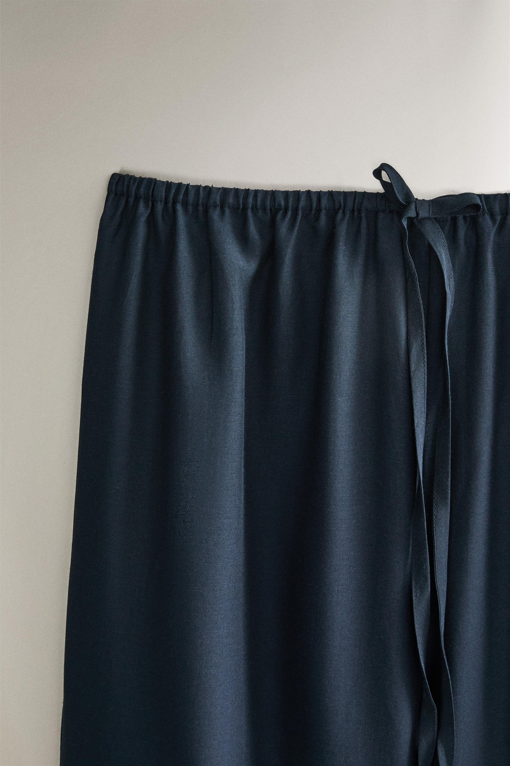 SILK AND COTTON PANTS