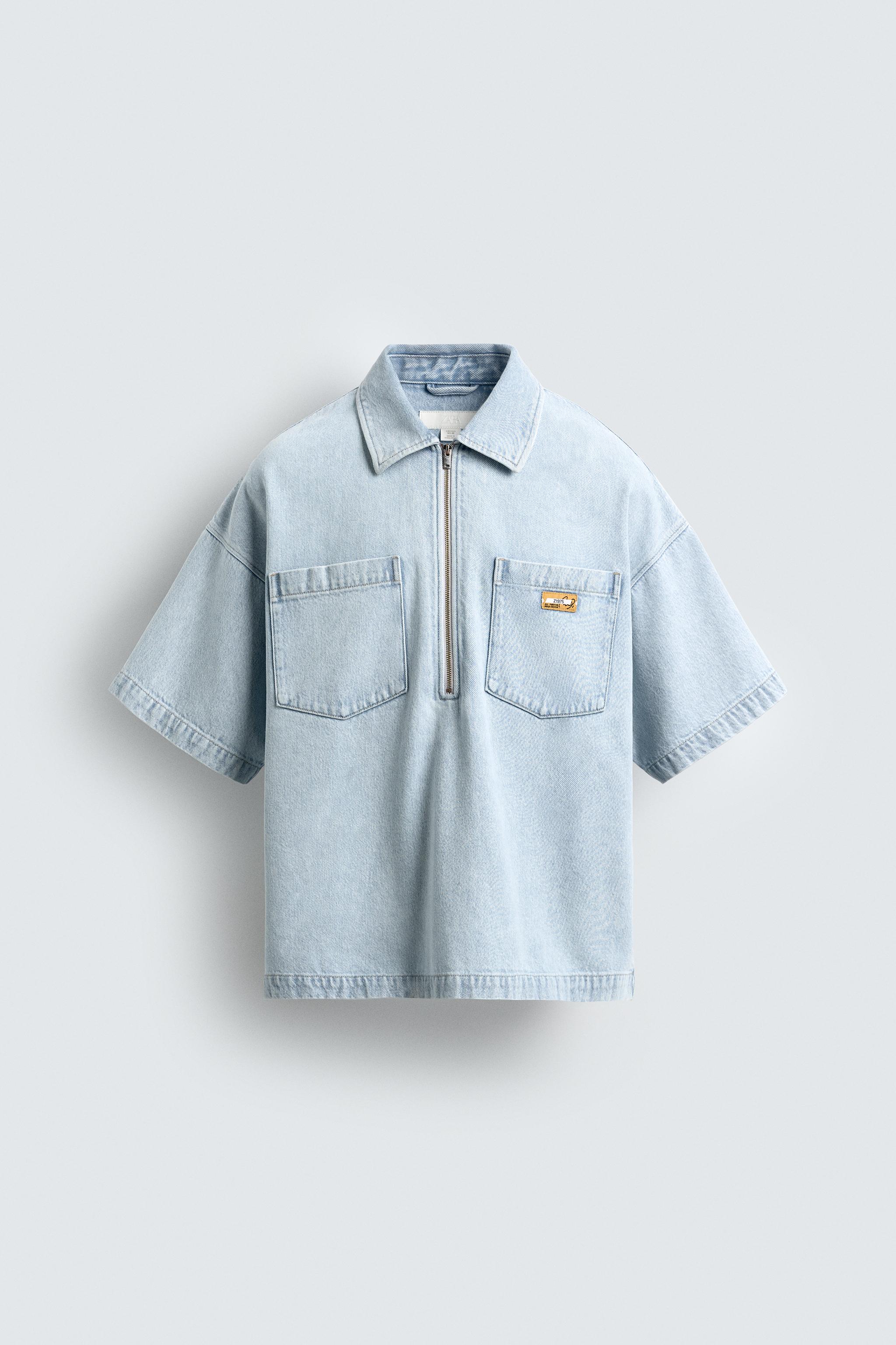 LIGHT DENIM POLO SHIRT