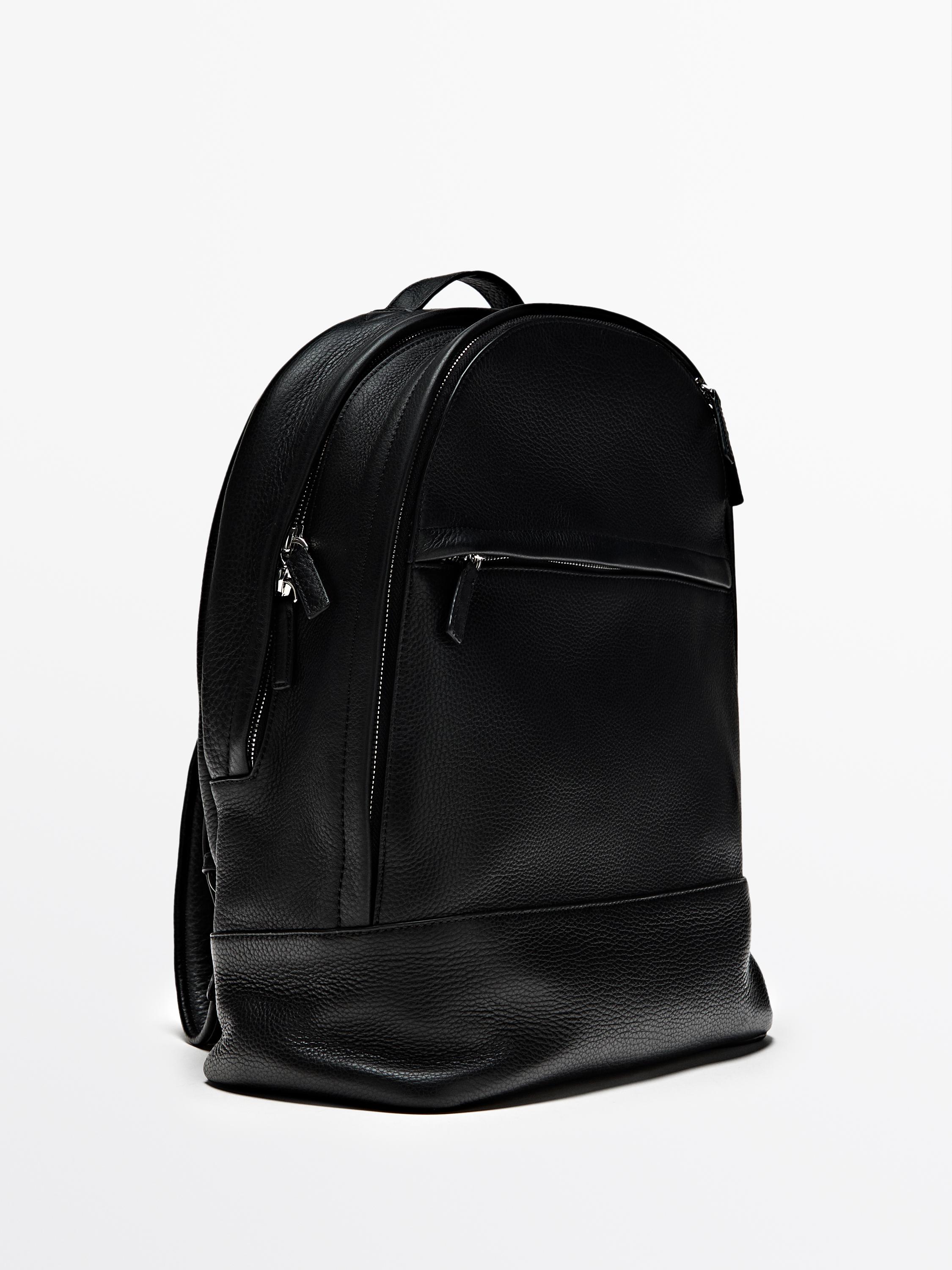 Nappa leather backpack