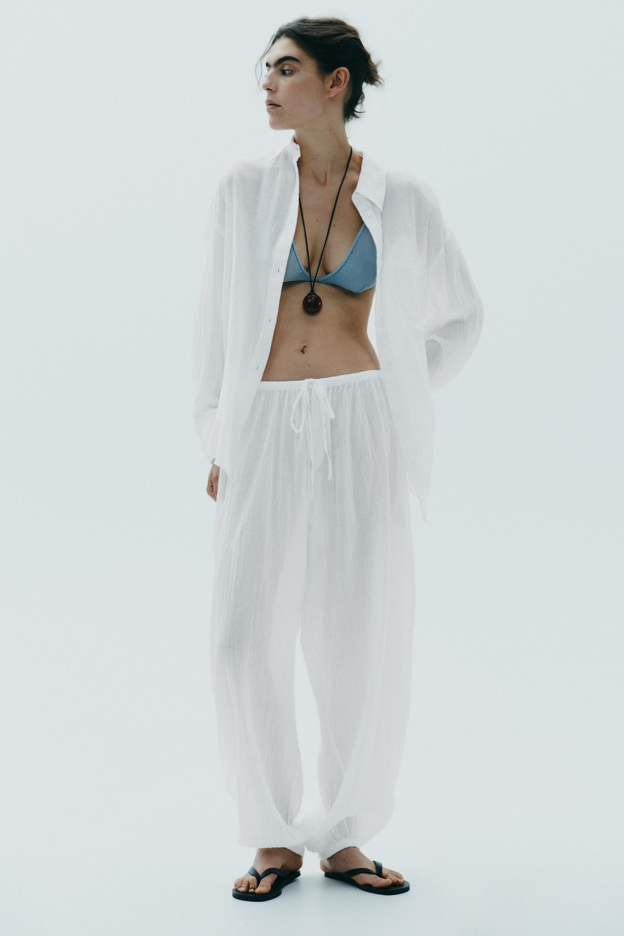 OVERSIZED GAUZE SHIRT