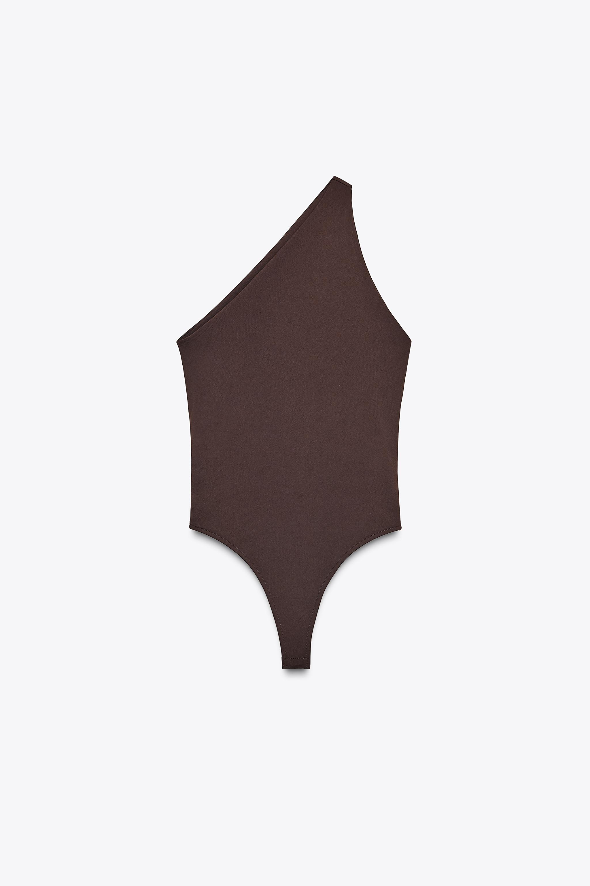 POLYAMIDE ASYMMETRIC BODYSUIT