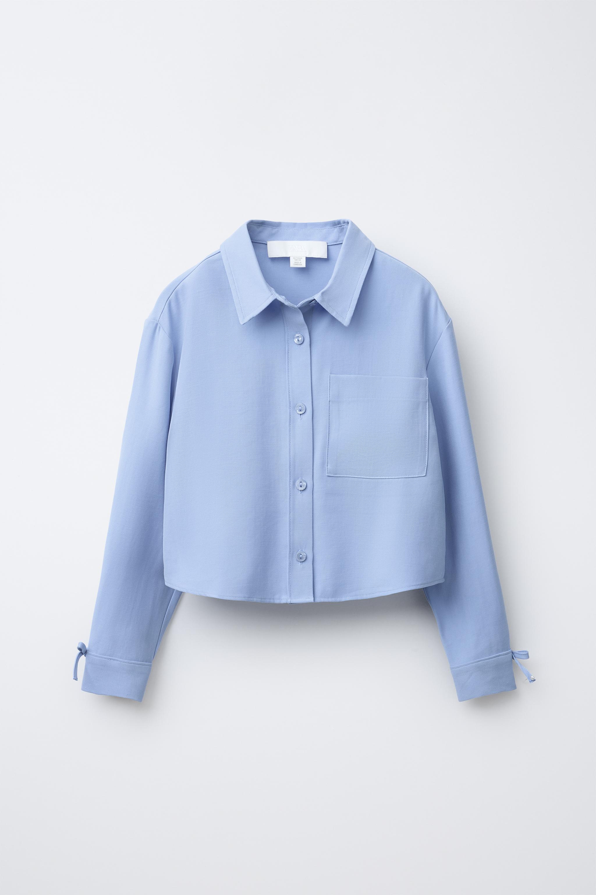 FLOWY SHIRT WITH BOWS