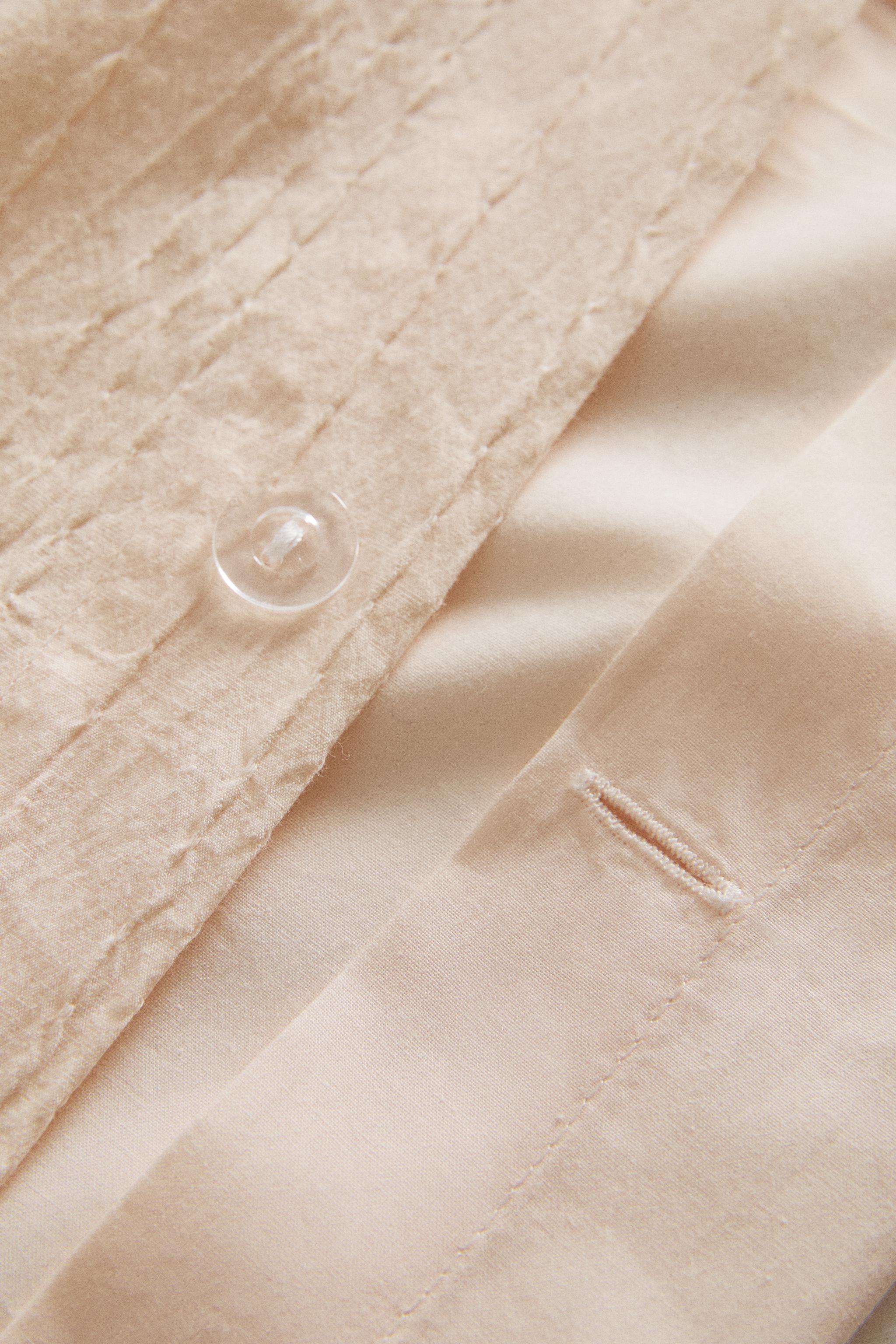 TEXTURED STRIPED DUVET COVER