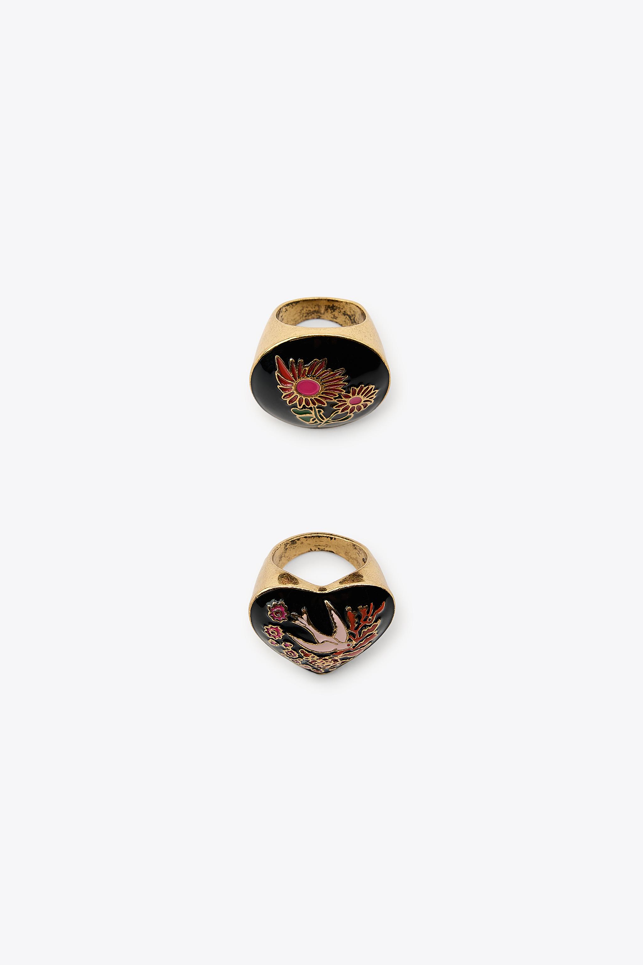 2-PACK OF RESIN SHAPE RINGS