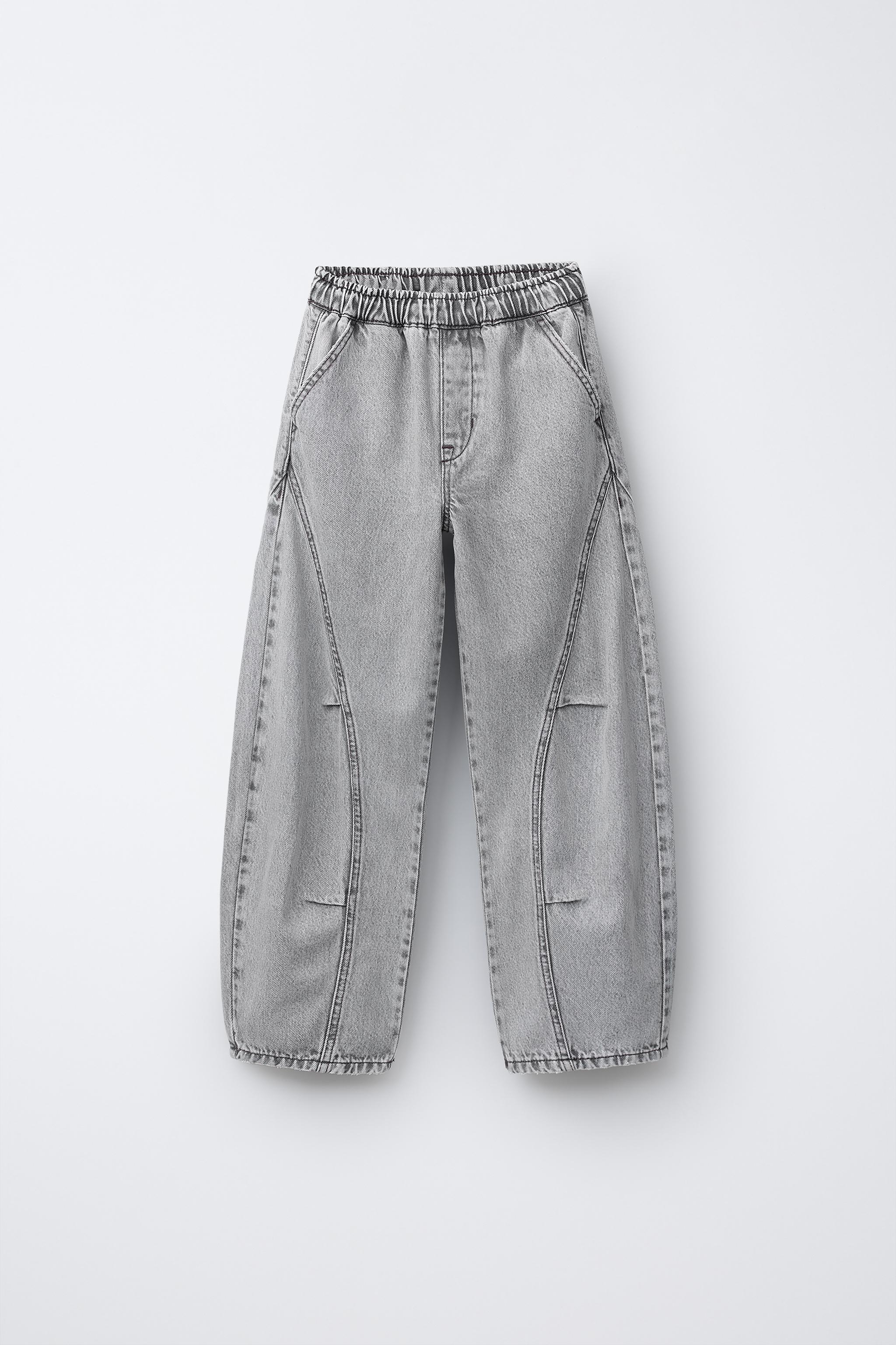 BARREL DENIM PANTS