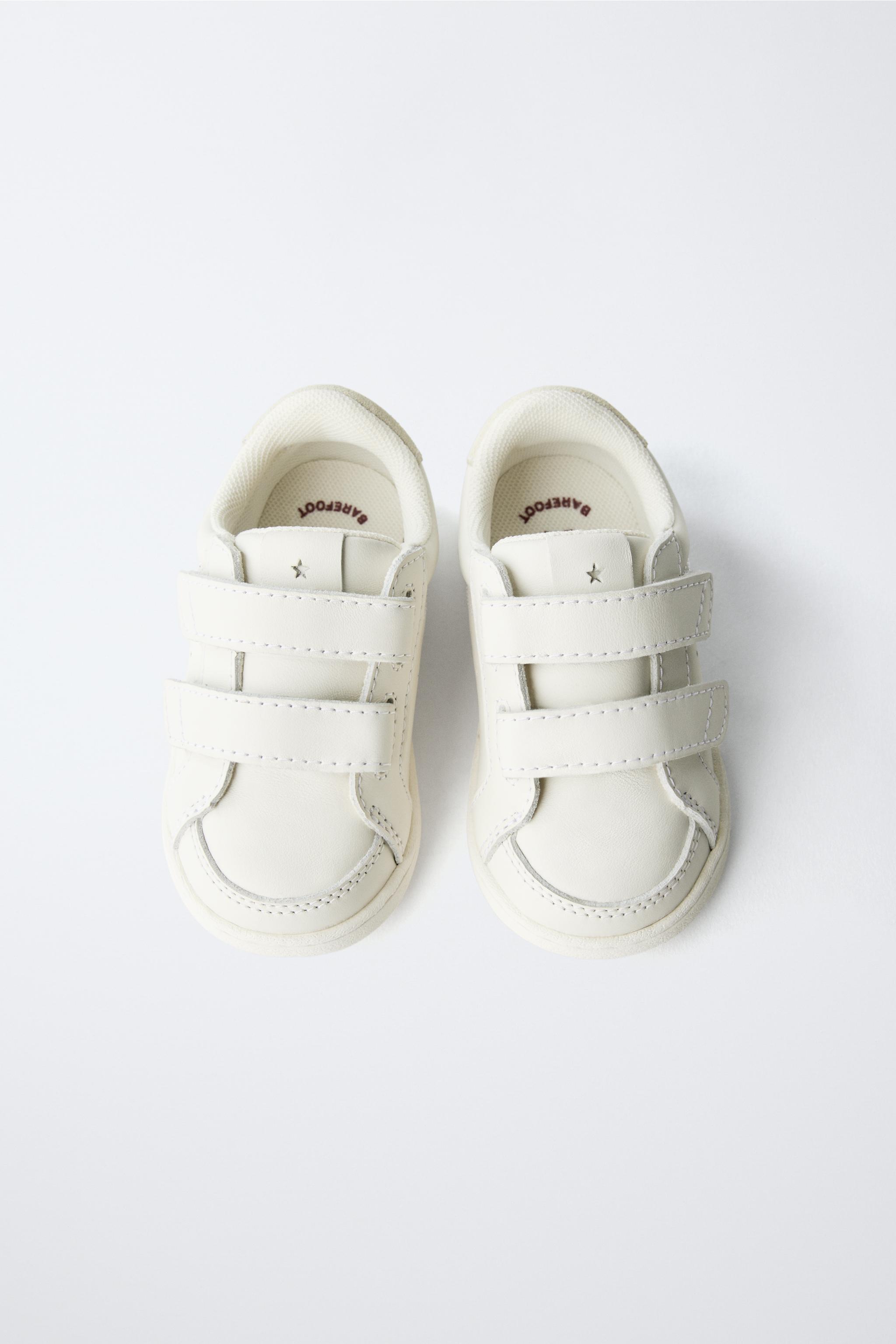 BAREFOOT LEATHER STRAP SNEAKERS