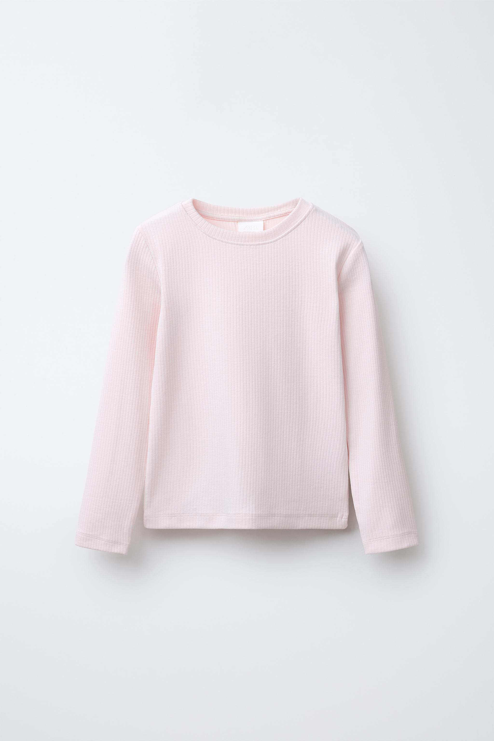 PLAIN RIBBED T-SHIRT