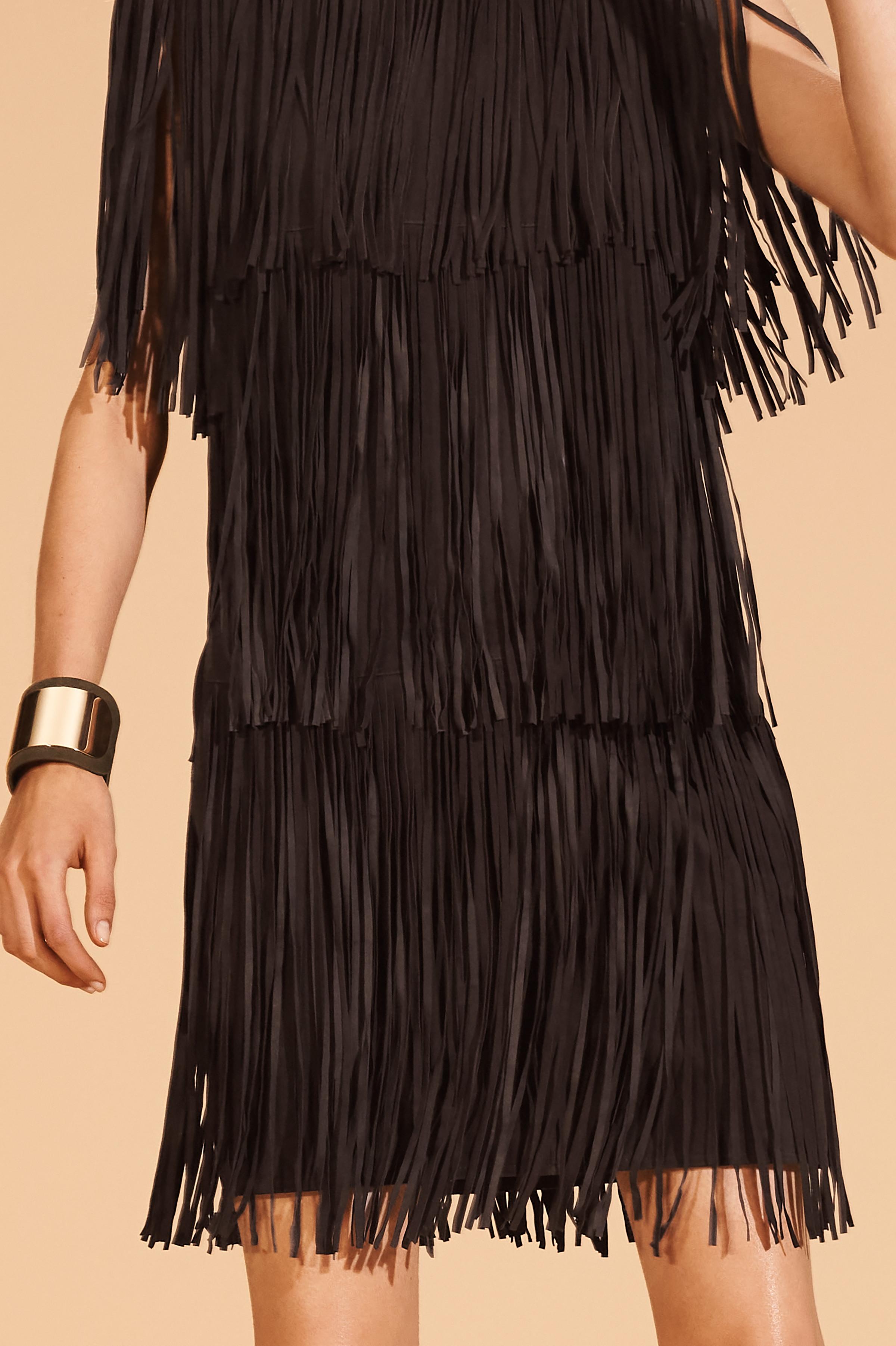 LIMITED EDITION SUEDE FRINGE DRESS