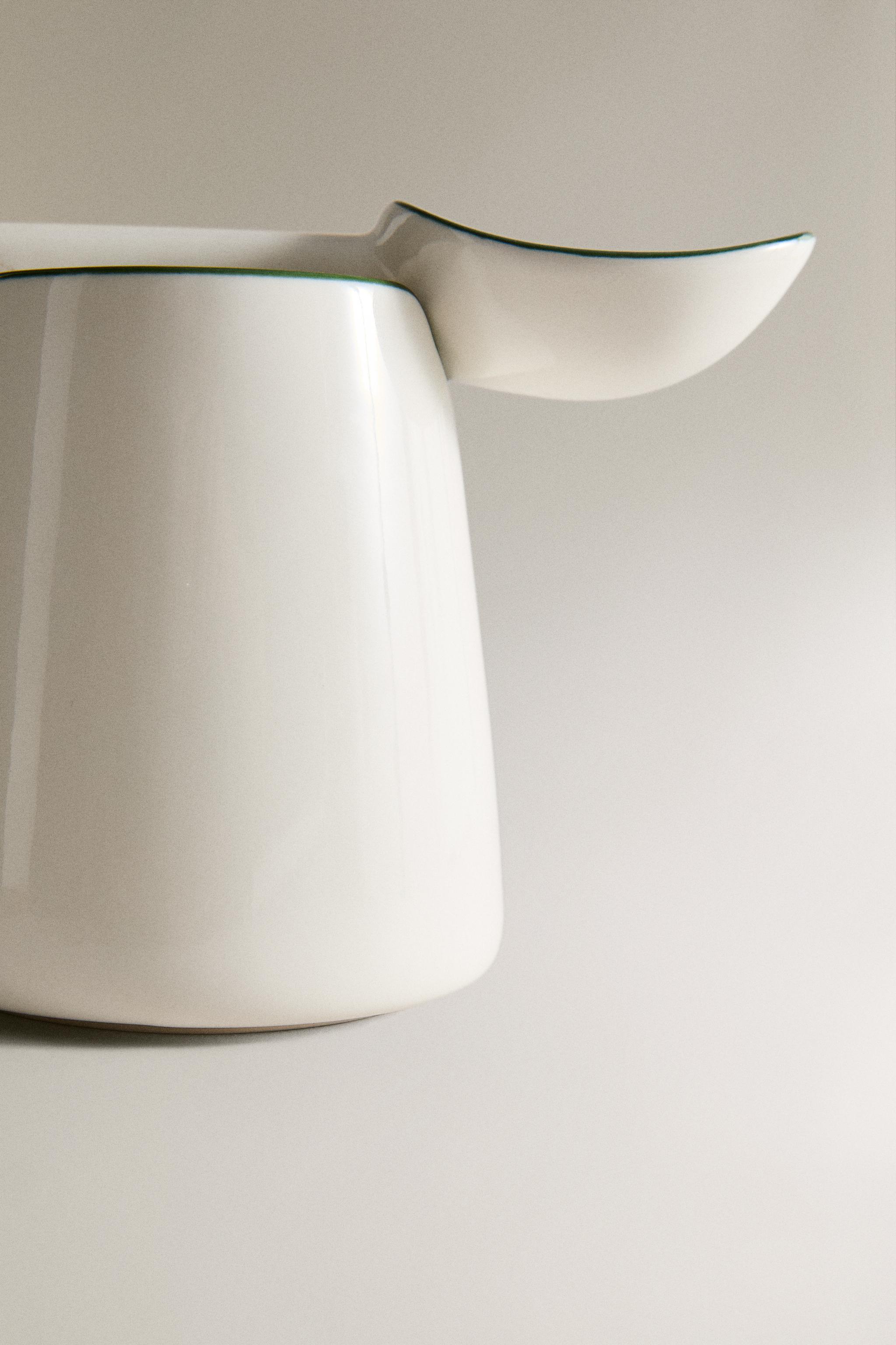 STONEWARE ICE CREAM SERVING SET