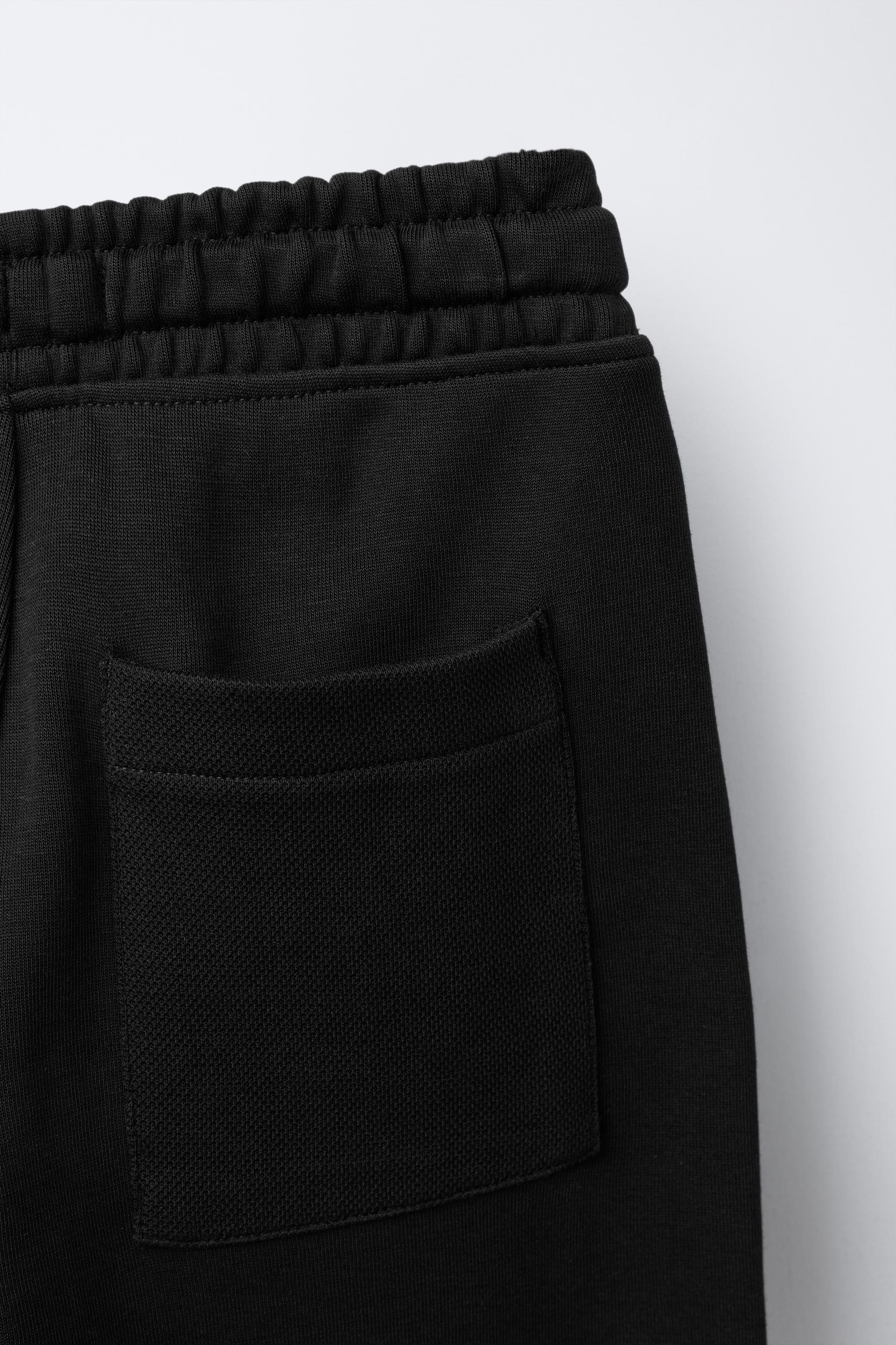PIQUÉ COMBINATION JOGGER PANTS