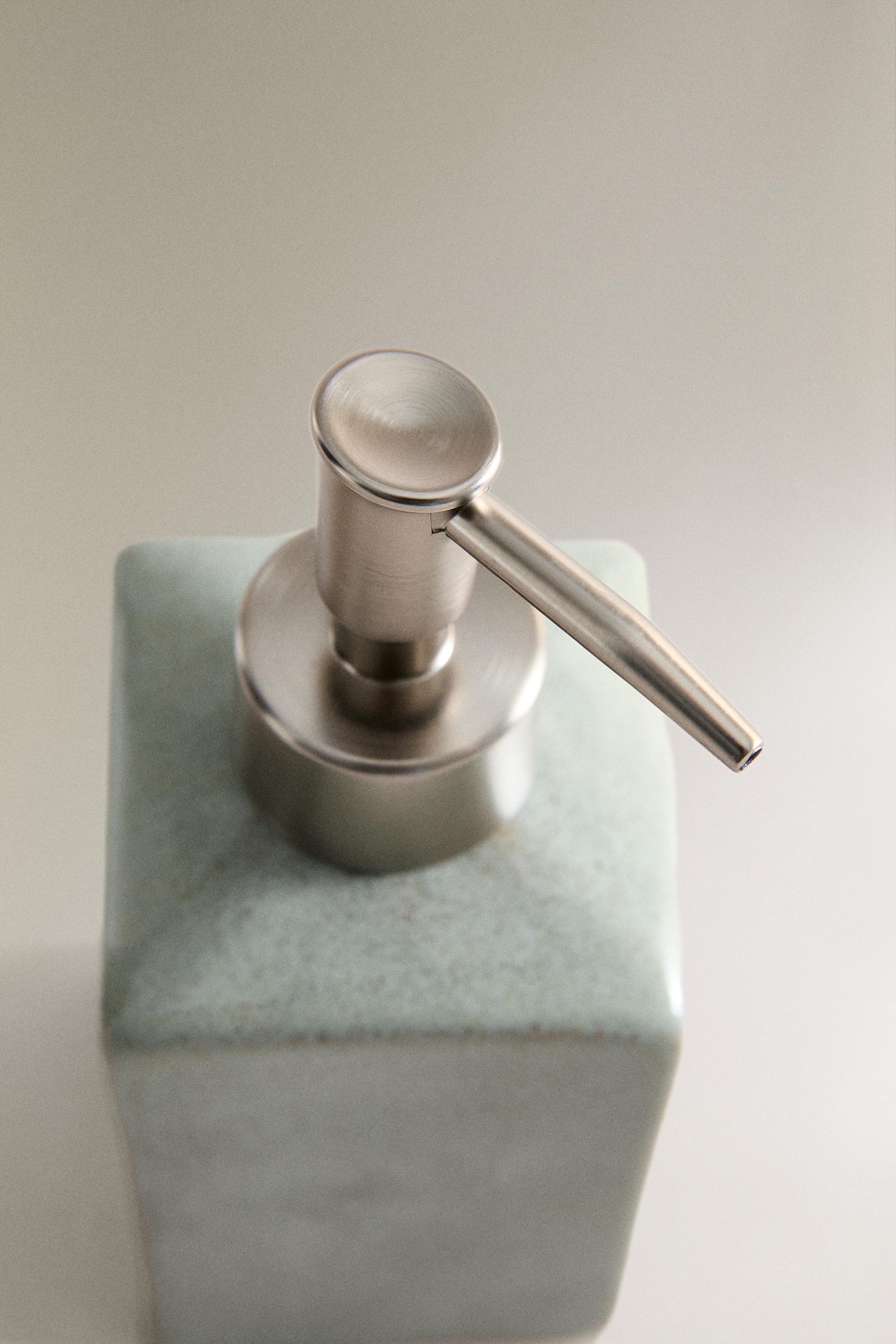 GREENISH SOAP DISPENSER