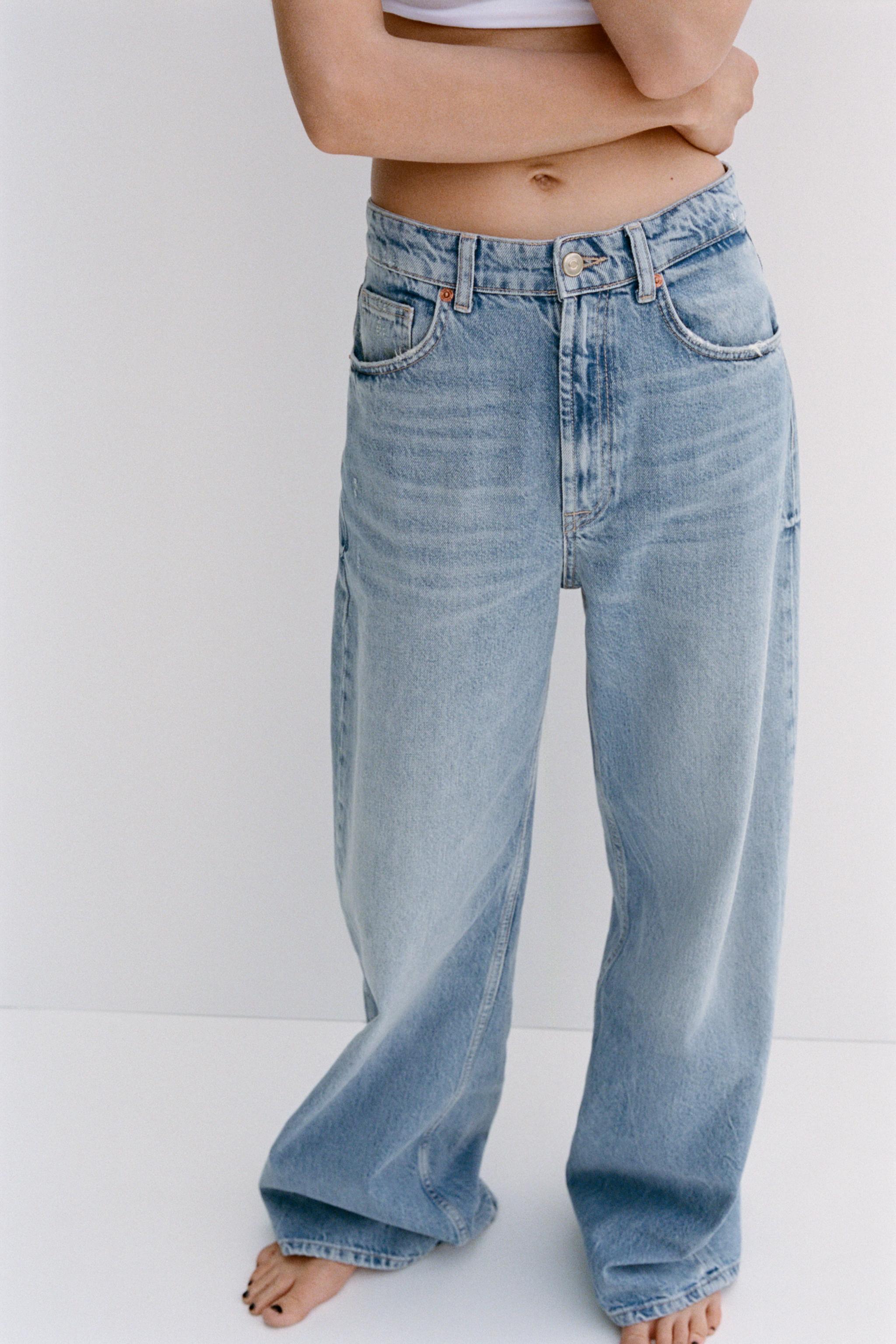 TRF HIGH RISE EXTRA WIDE LEG JEANS