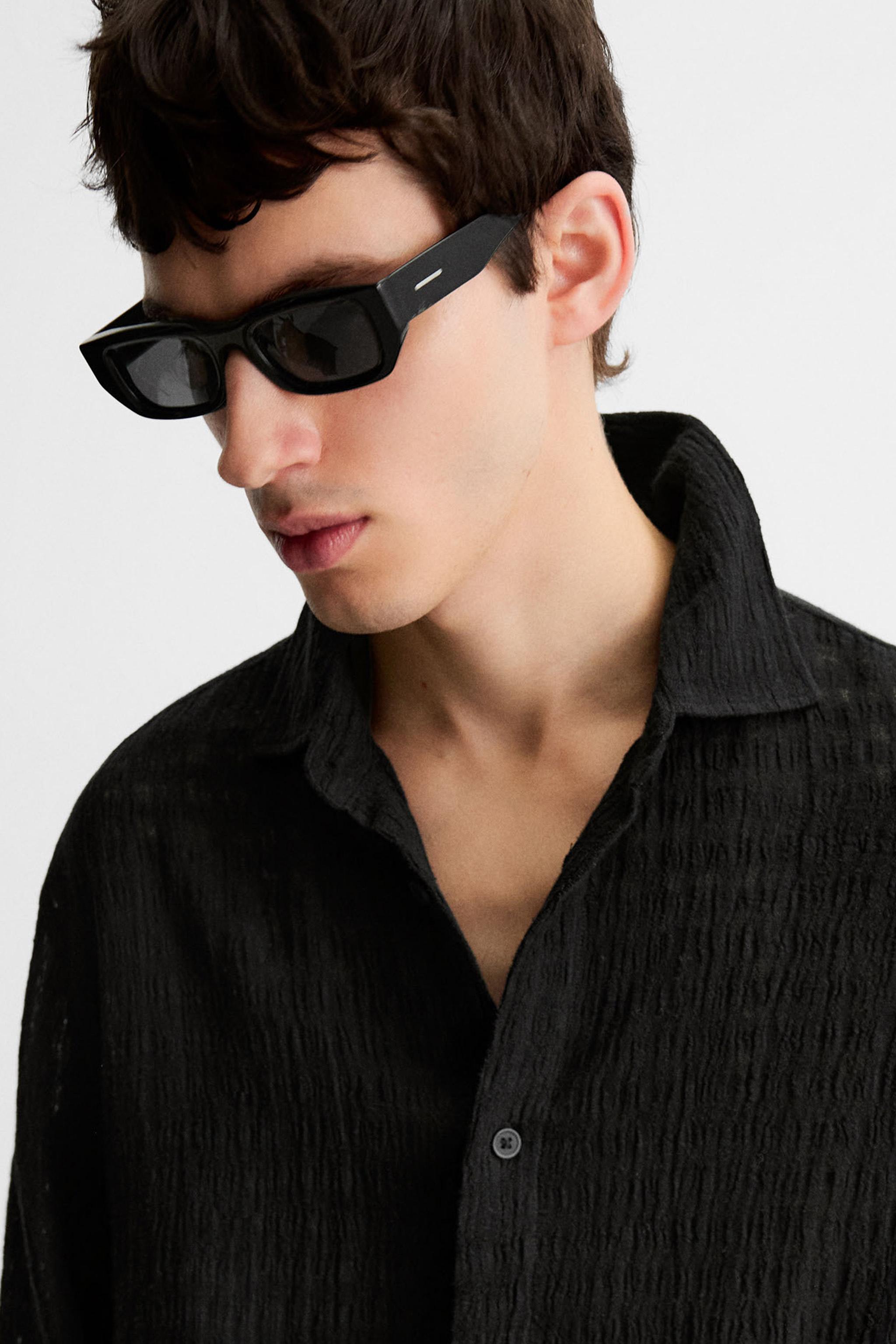 LINEN - COTTON JACQUARD SHIRT