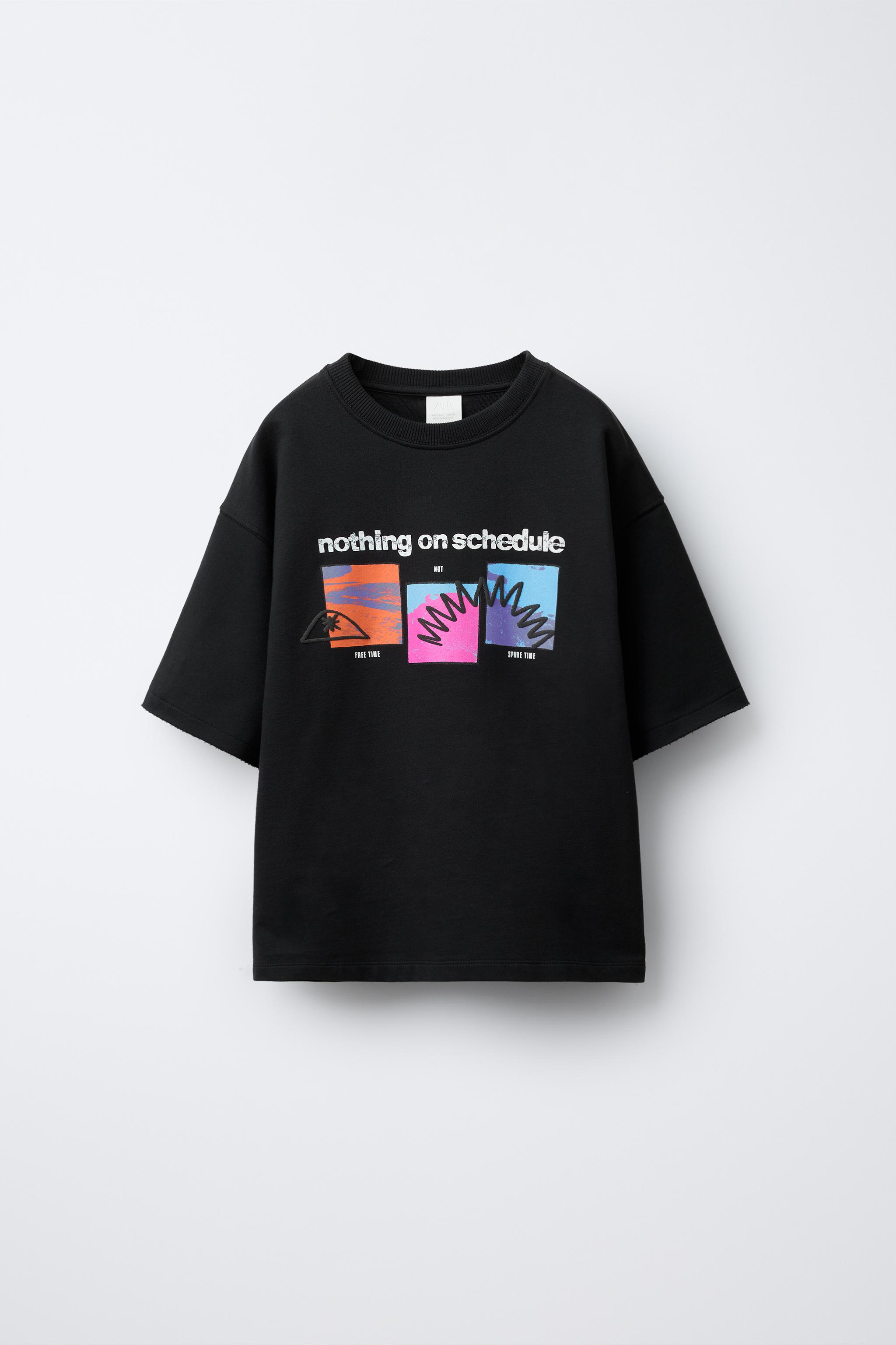 RAISED PRINT T-SHIRT