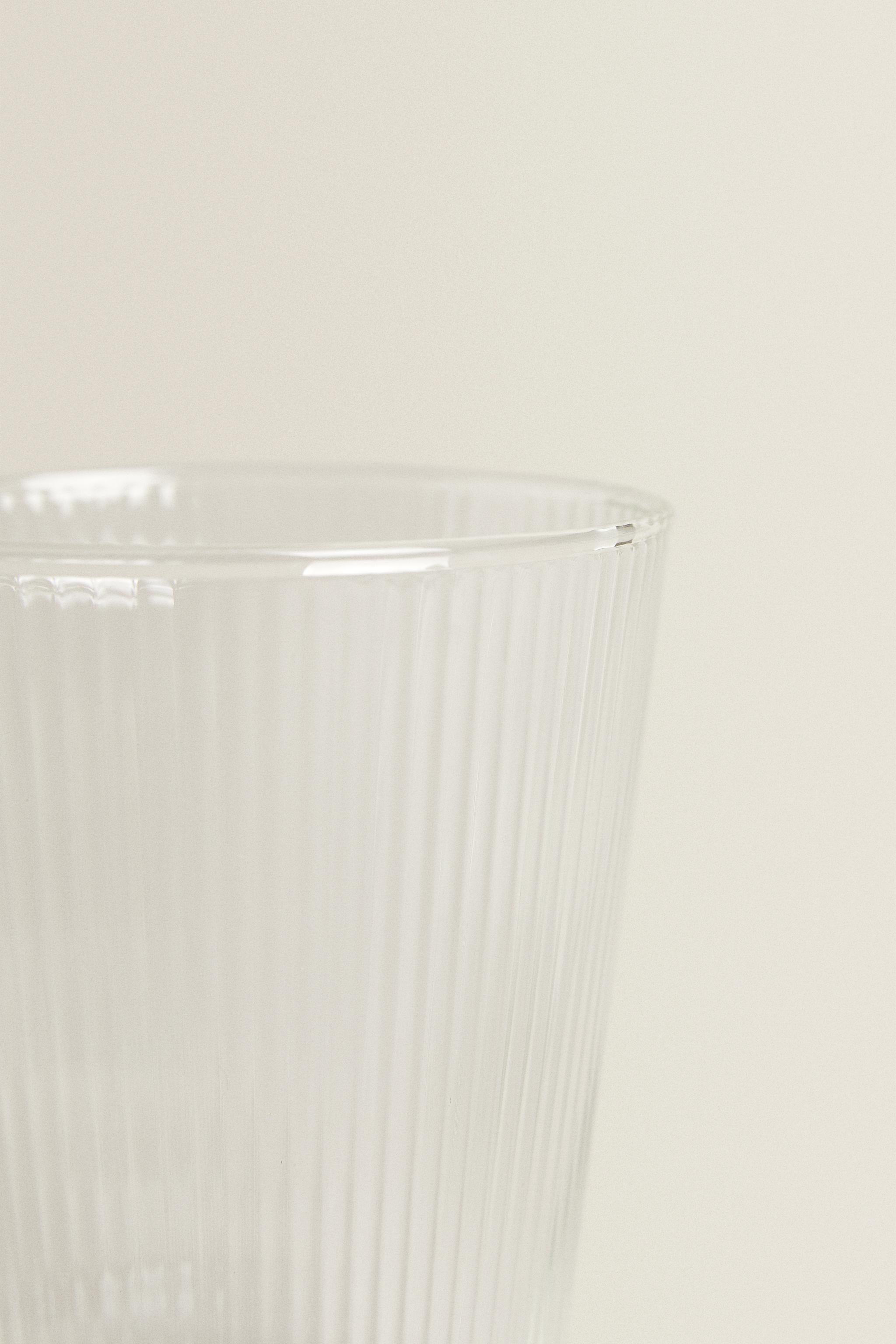BOROSILICATE GLASS MUG WITH LINES