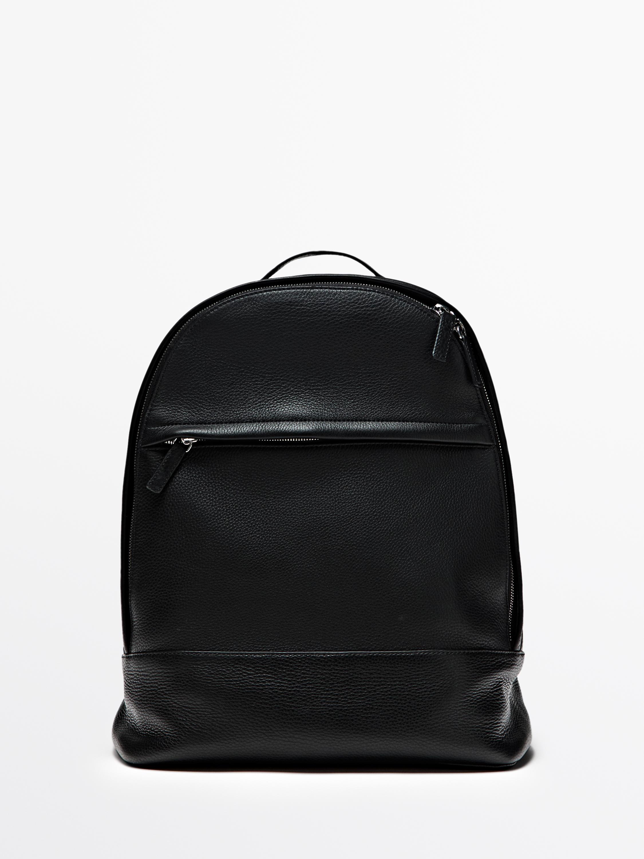 Nappa leather backpack