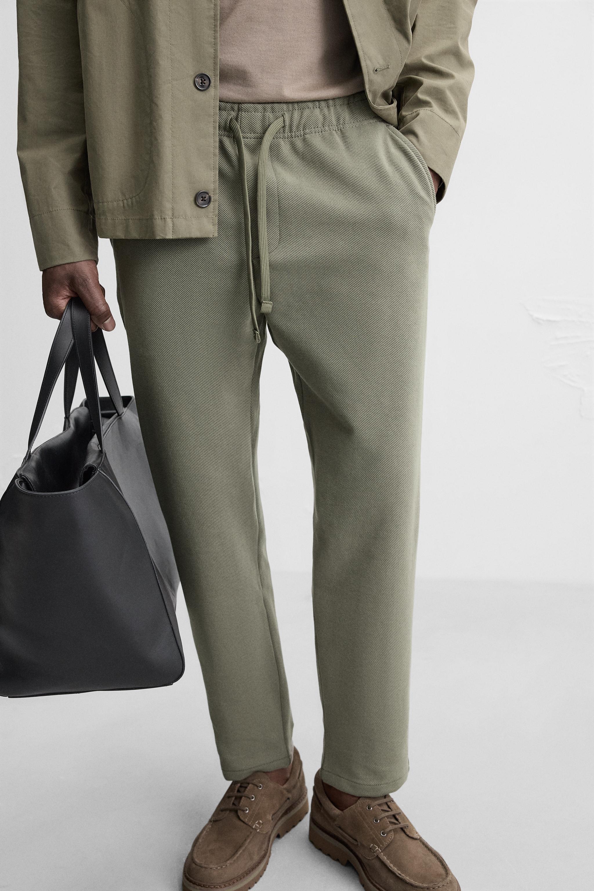 JOGGER WAIST STRETCH PANTS