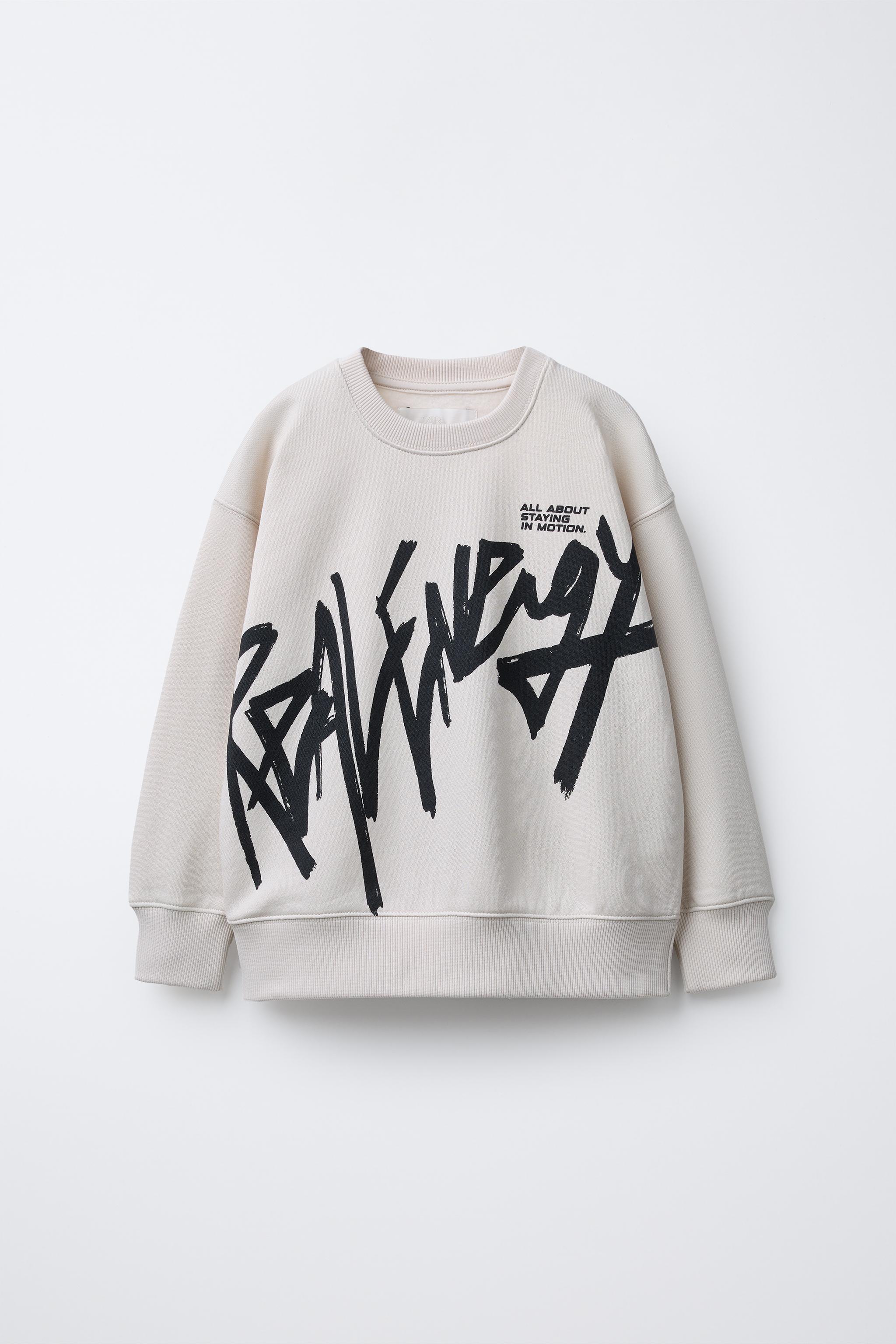 GRAFFITI PRINT SWEATSHIRT