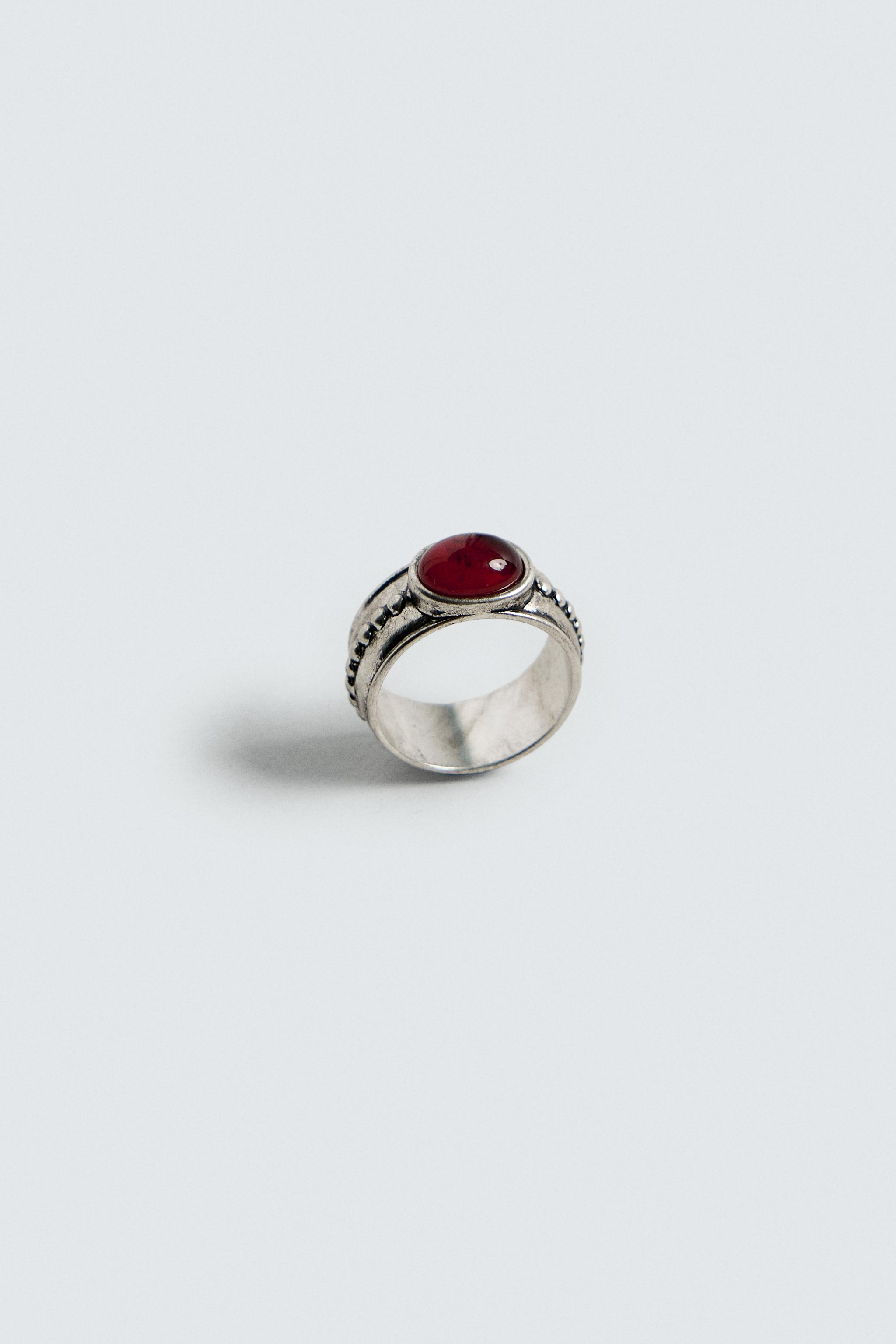 CONTRAST SIGNET RING