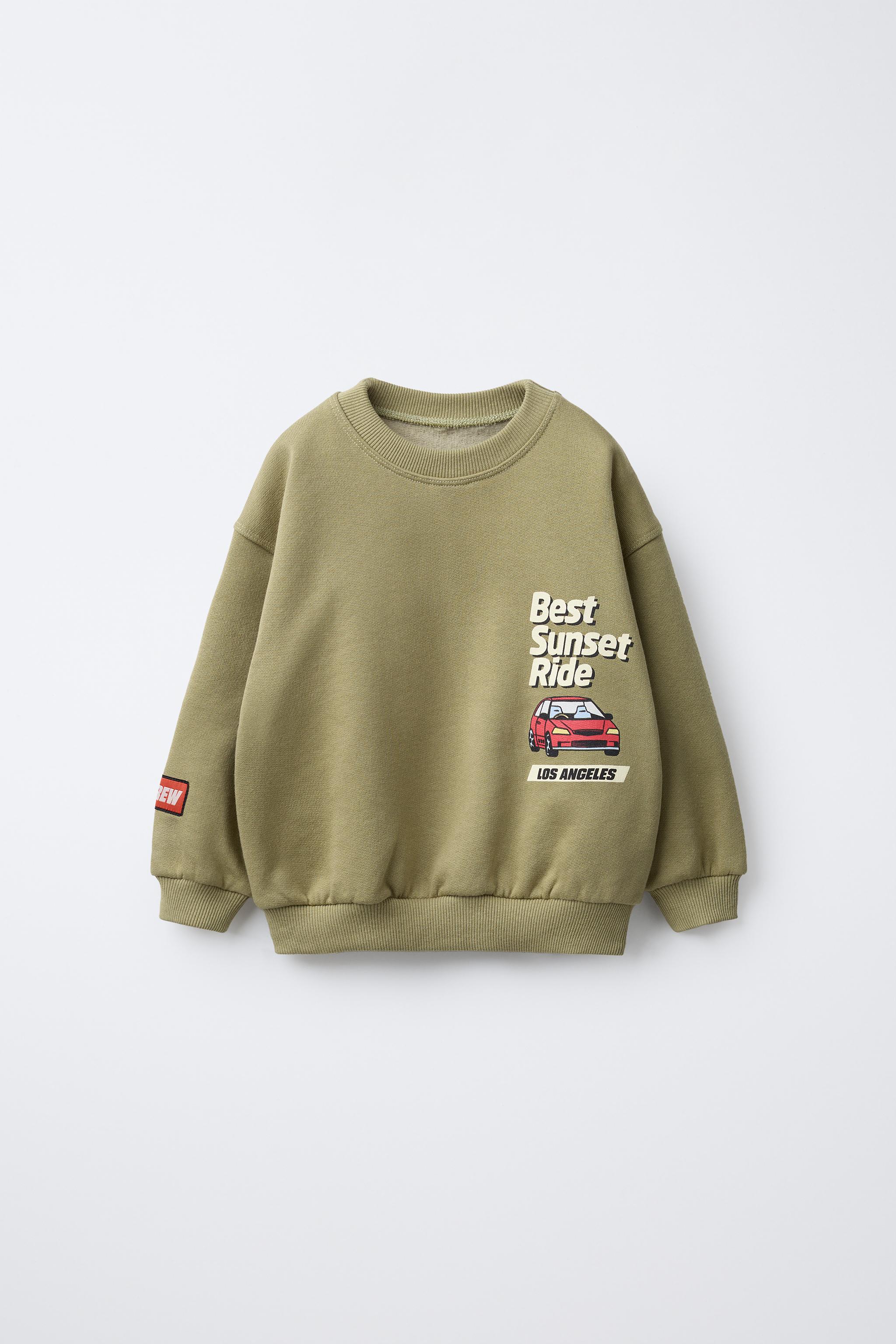 CAR PRINT SWEATSHIRT