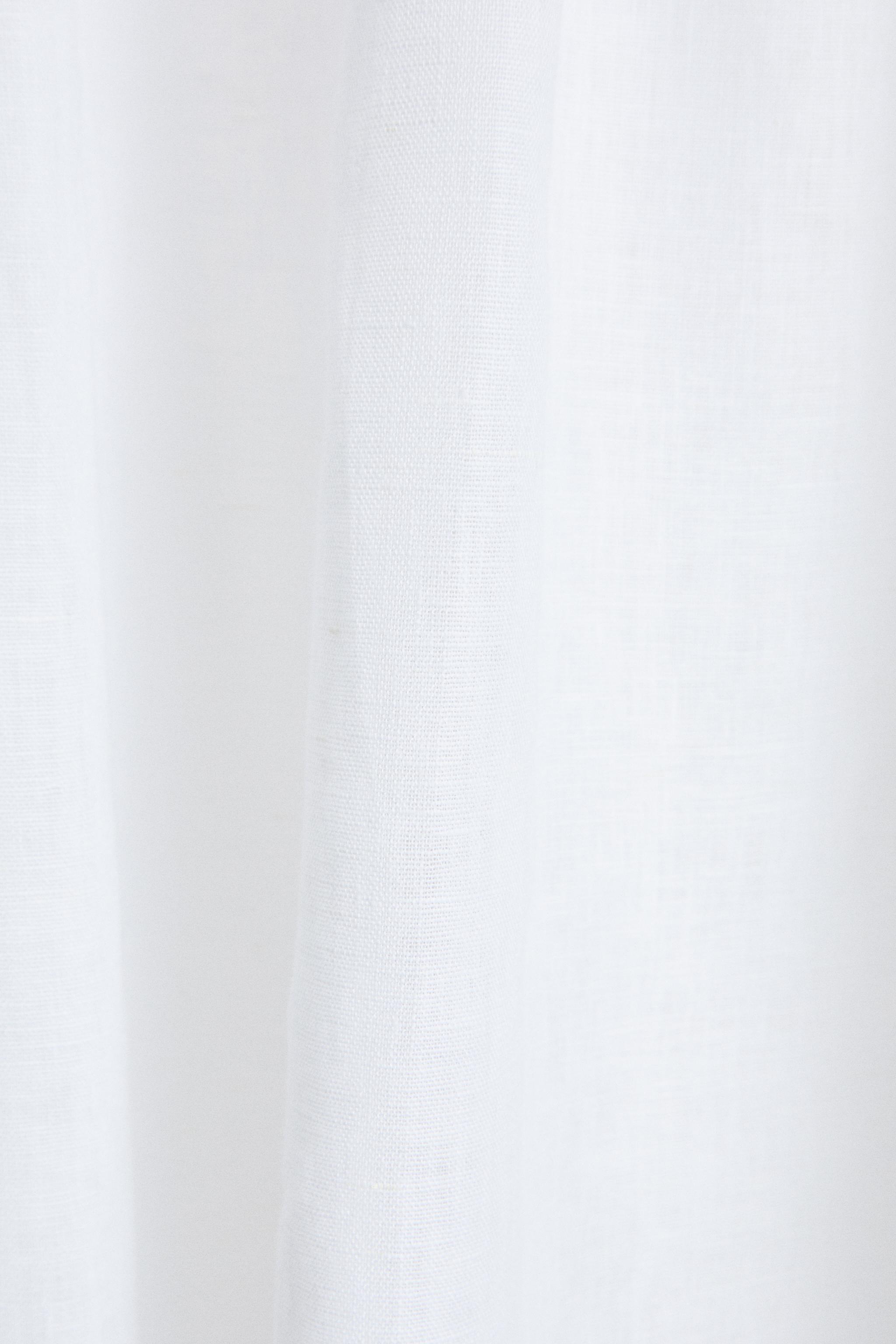 MEDIUM OPACITY DOUBLE-WIDE LINEN CURTAIN