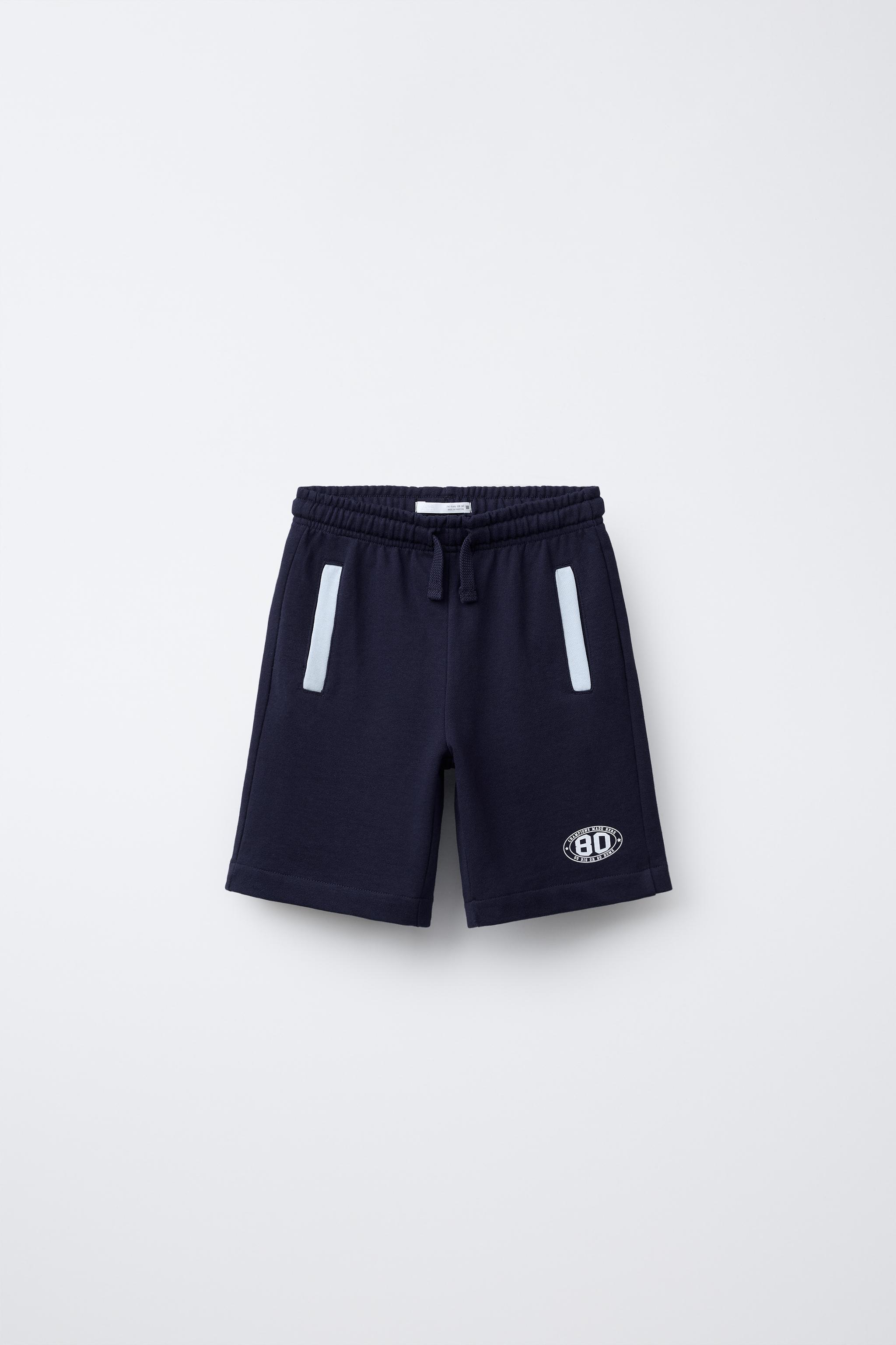 CONTRAST PIPING JOGGING SHORTS